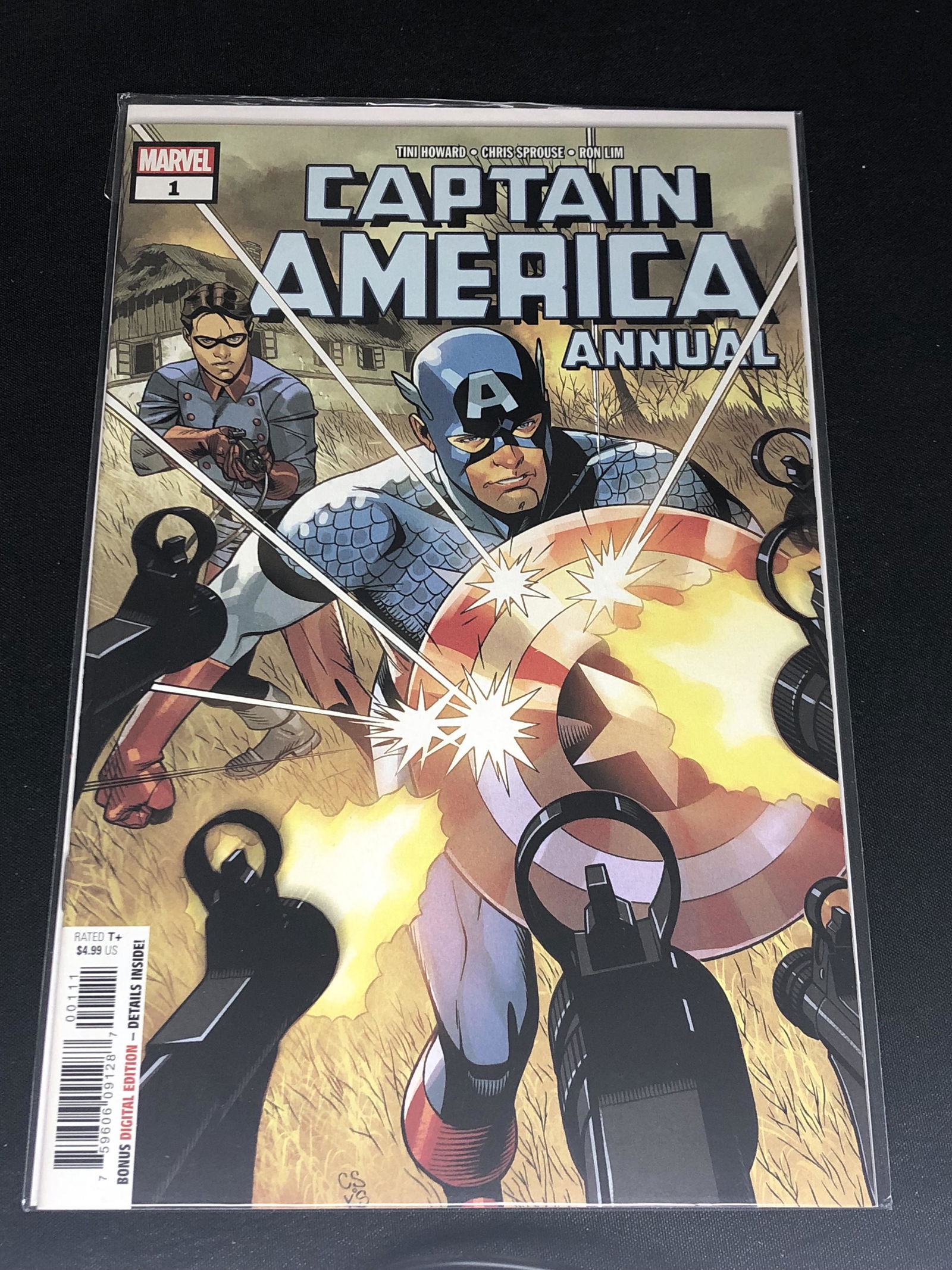 Marvel Captian America Issue No. 1 Comic Book (1 of 1)