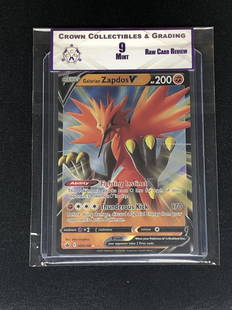 RCR Galarian Zapdos V CC&G 9 Pokemon Card: RCR Galarian Zapdos V CC&G 9 Pokemon Card