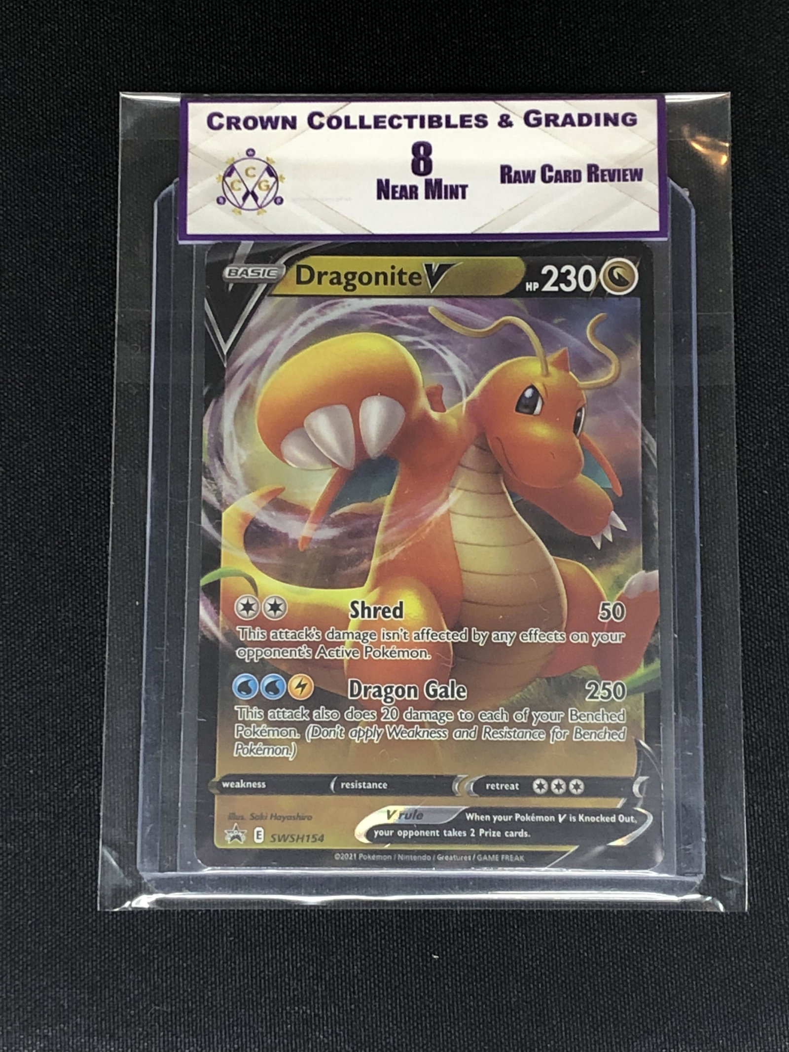 RCR Dragonite V CC&G 8 Pokemon Card (1 of 1)