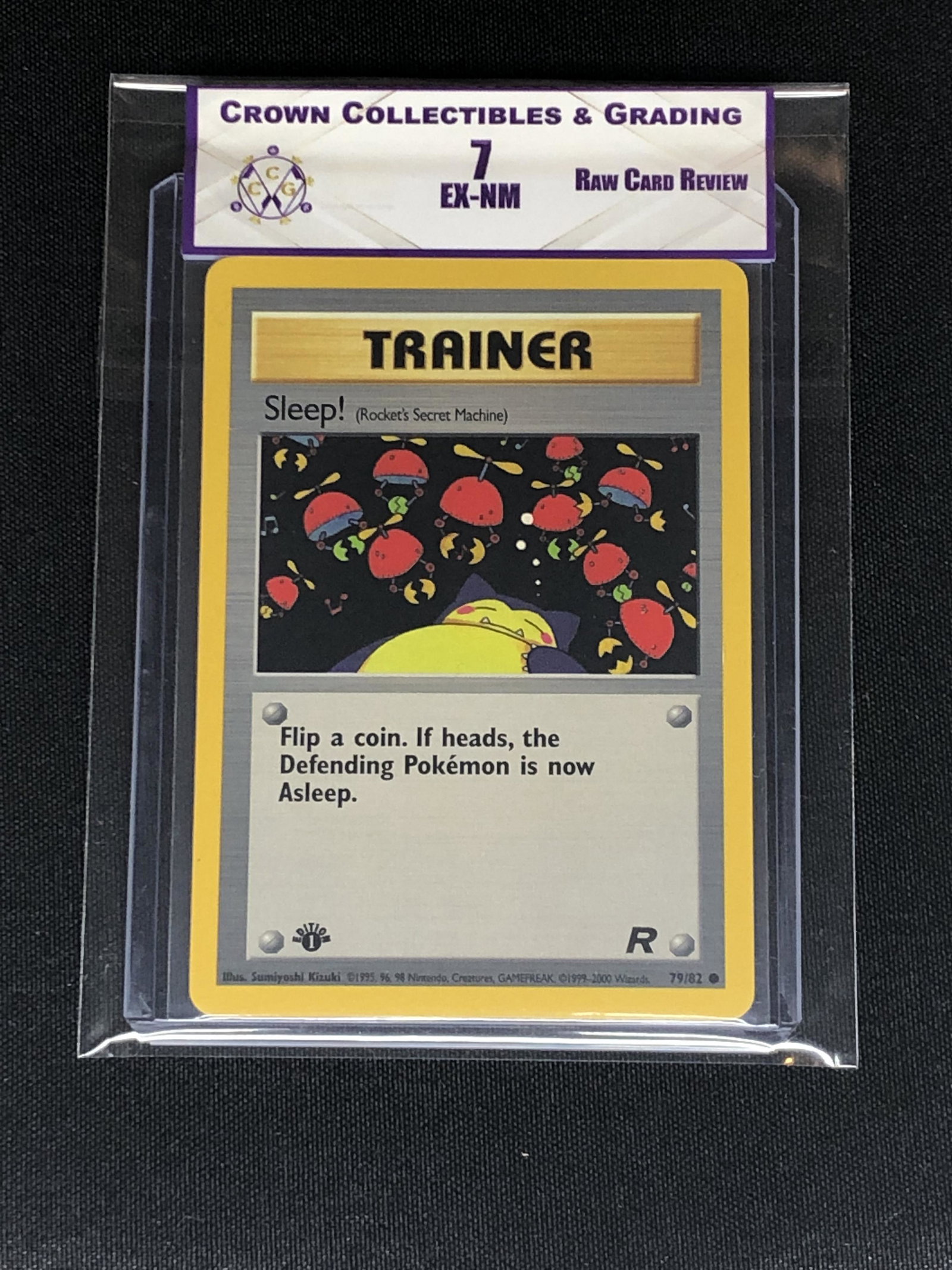 RCR Sleep! Trainer 1st Edition CC&G 7 Pokemon Card: RCR Sleep! Trainer 1st Edition CC&G 7 Pokemon Card