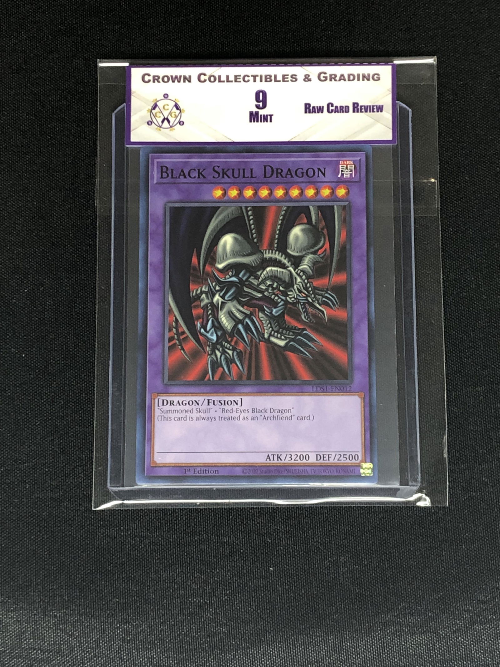 RCR Black Skull Dragon CC&G 9 Yu-Gi-Oh! Card (1 of 1)