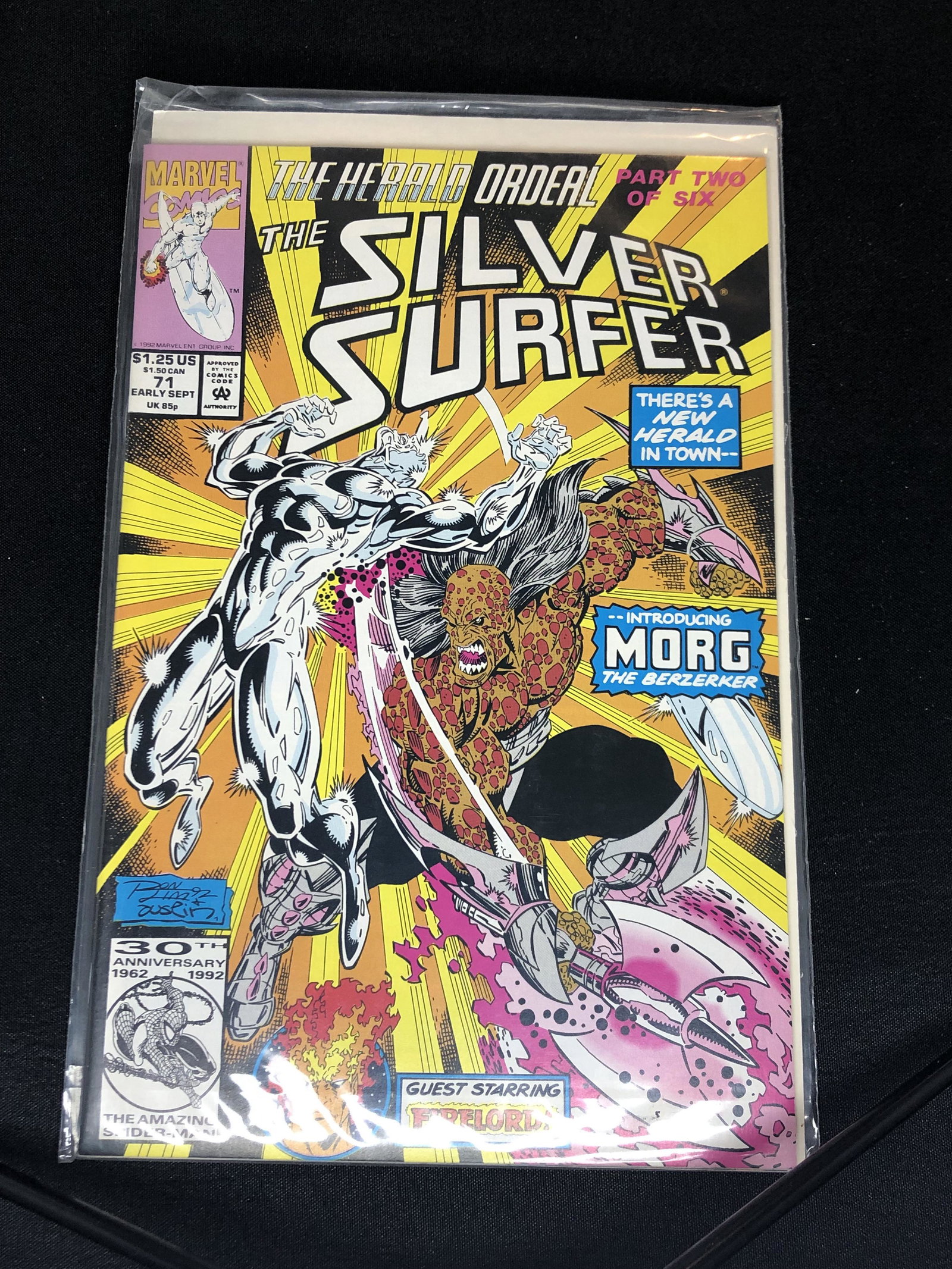 Marvel Silver Surfer Comic Book (1 of 1)