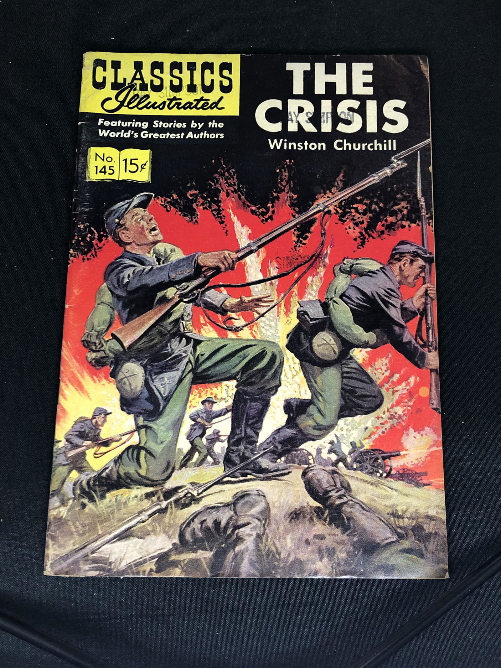 Silver Age The Crisis Winston Churchill Comic Book - Fair Condition & Stamped on cover (1 of 1)