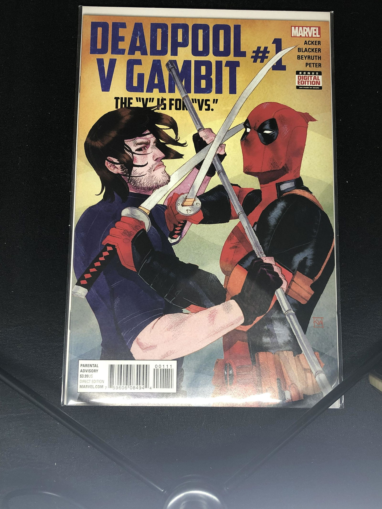 Marvel Deadpool v. Gambit Issue No. 1 Comic Book (1 of 1)