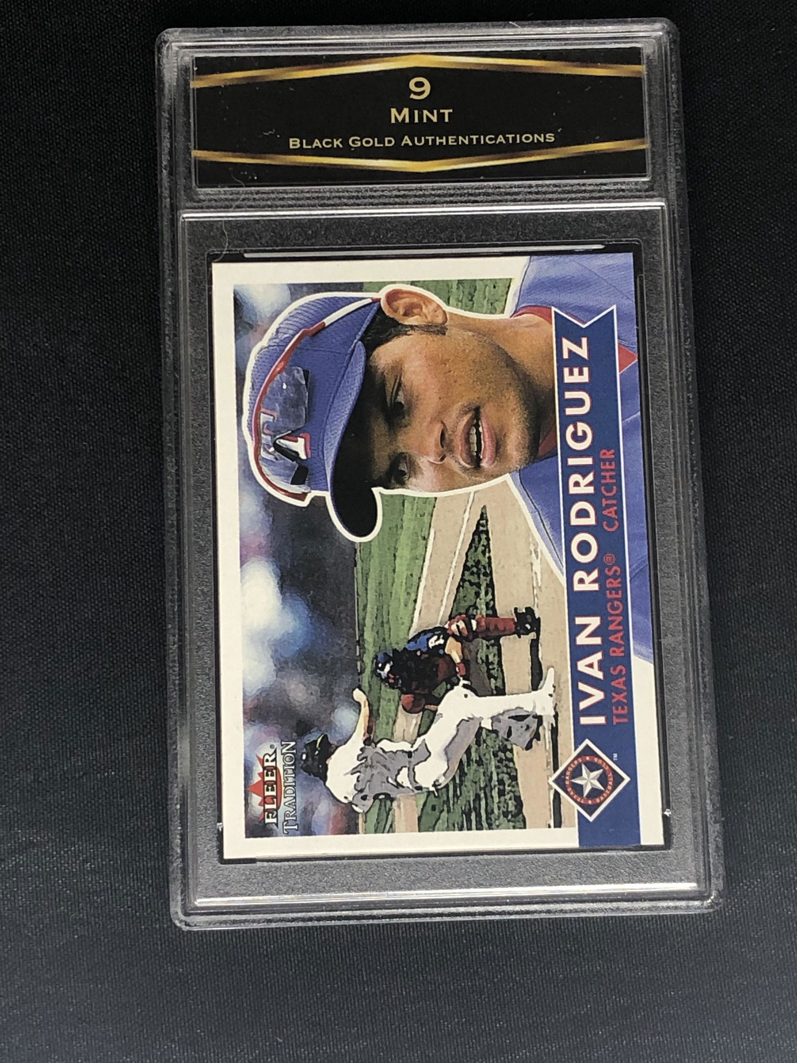 Ivan Rodriguez BGA 9 Sports Card (1 of 1)