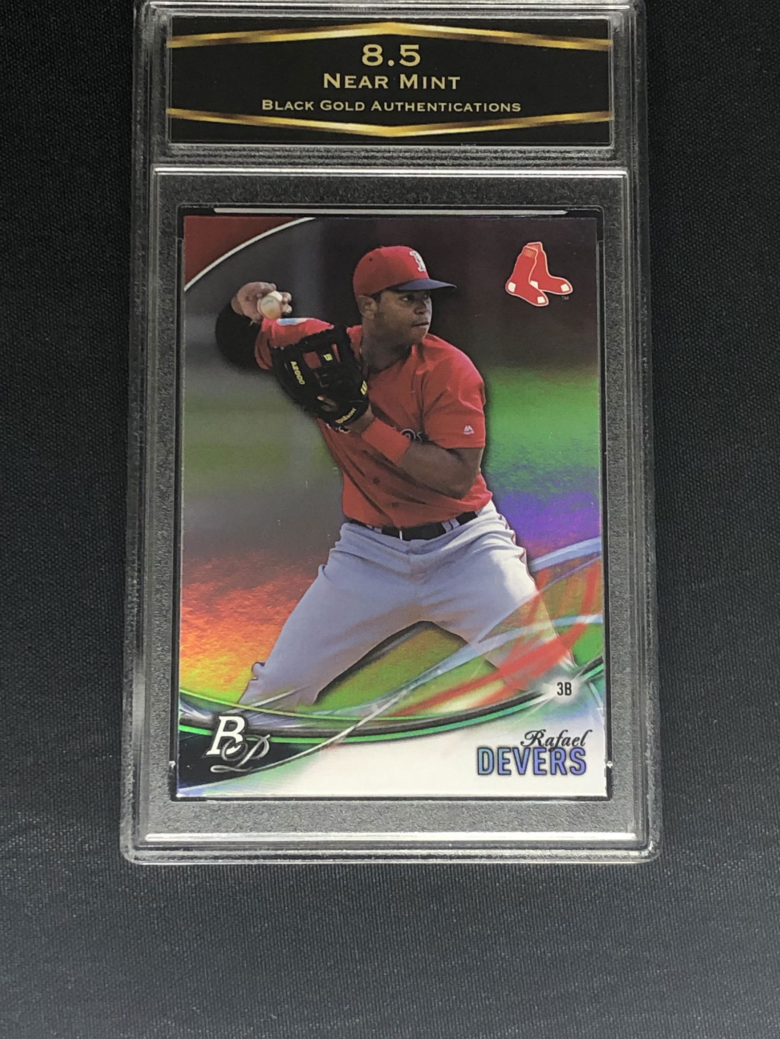 Rafael Devers BGA 8.5 Sports Card (1 of 1)