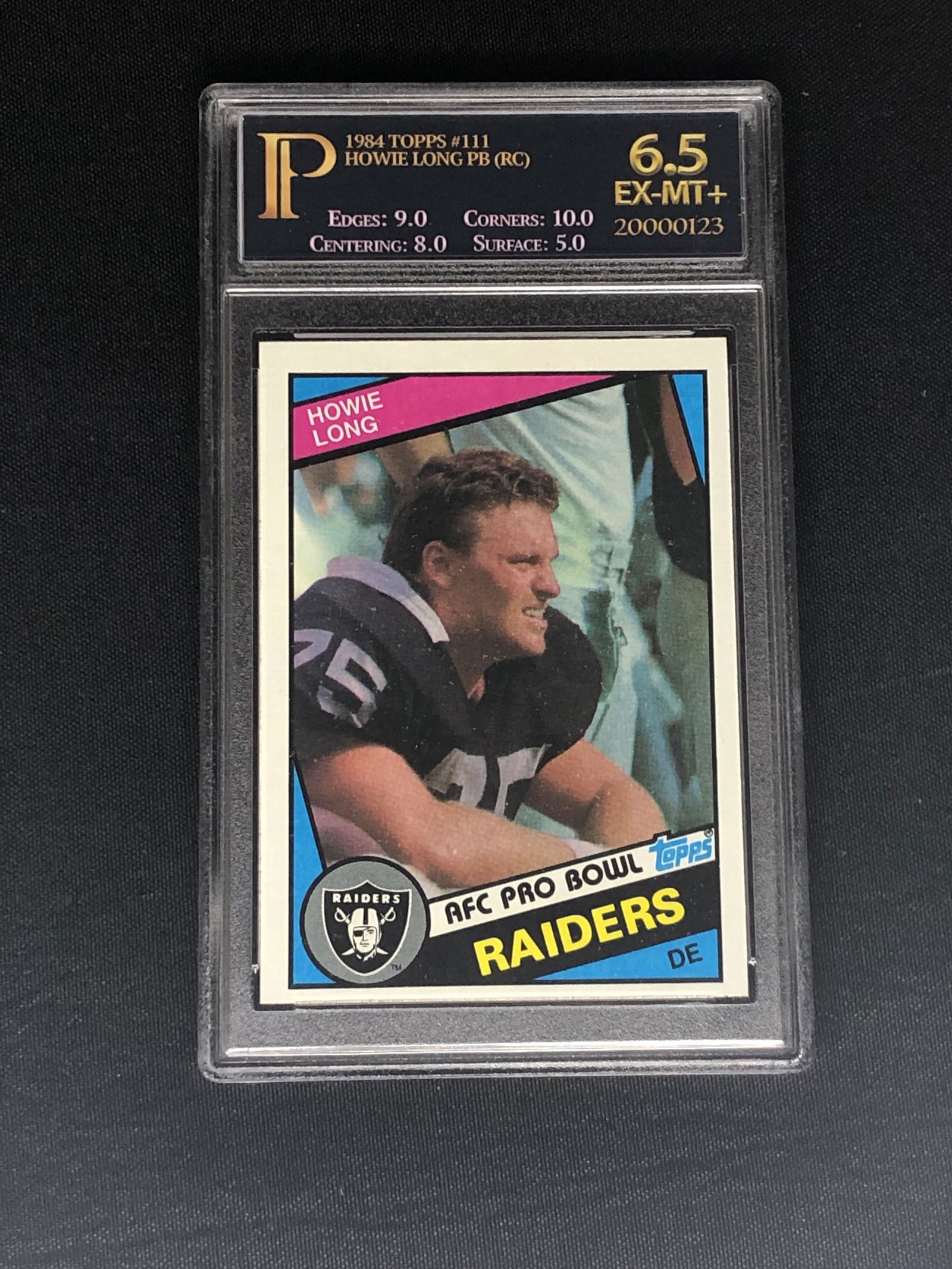 Howie Long Prime Grading 6.5 Sports Card (1 of 1)