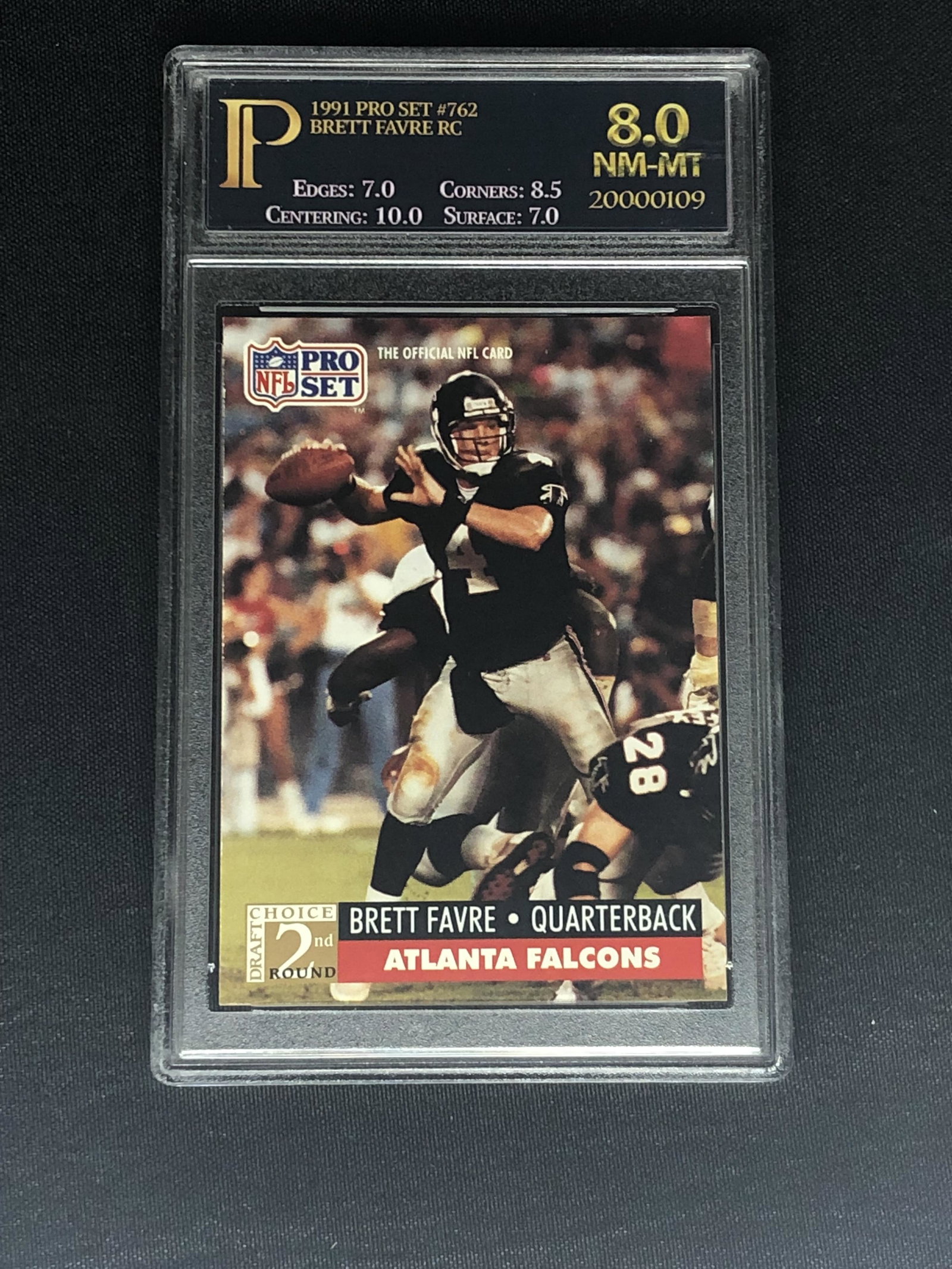 Brett Favre Prime Grading 8 Sports Card: Brett Favre Prime Grading 8 Sports Card