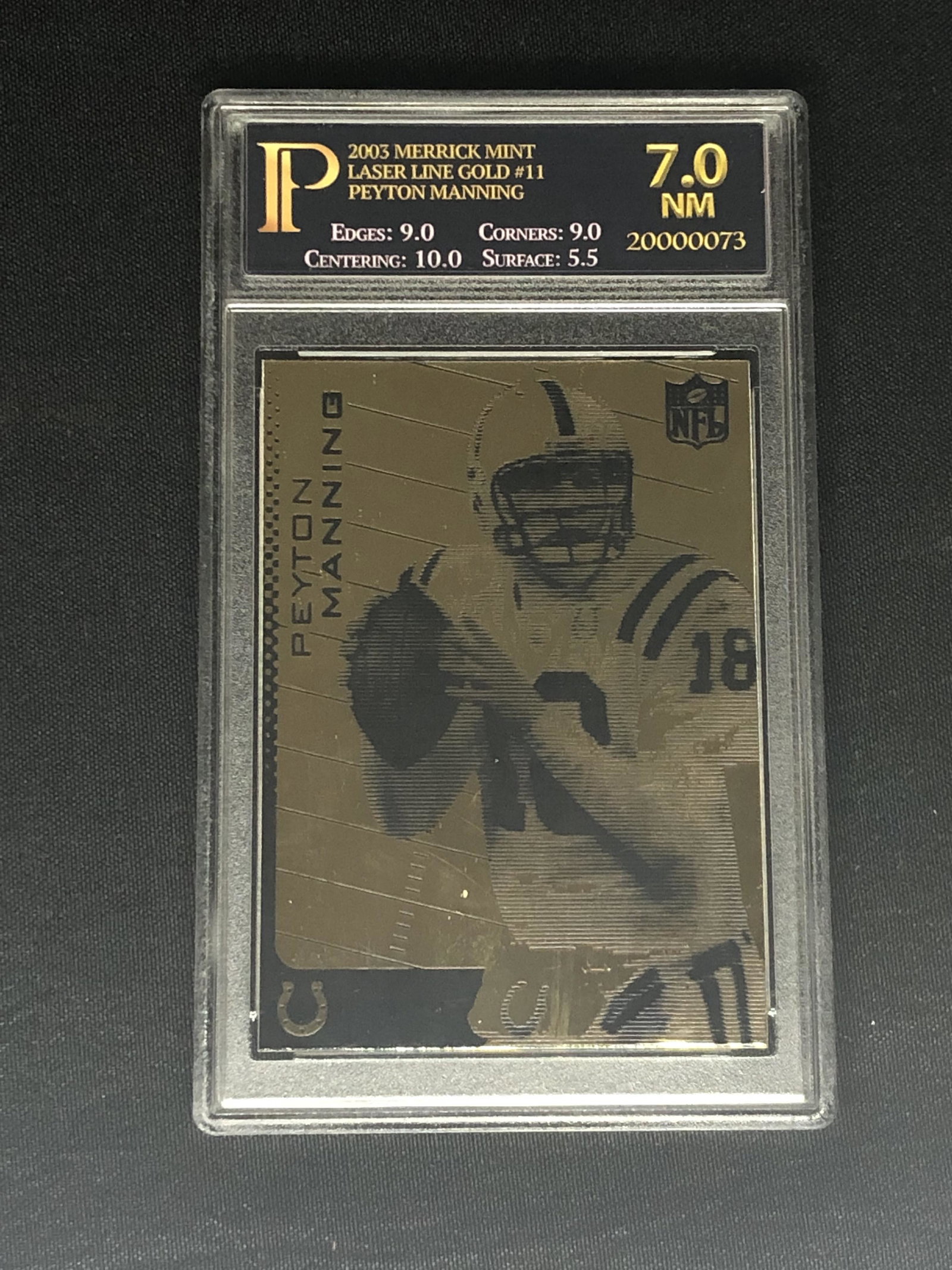 Peyton Manning Prime Grading 7 Sports Card: Peyton Manning Prime Grading 7 Sports Card