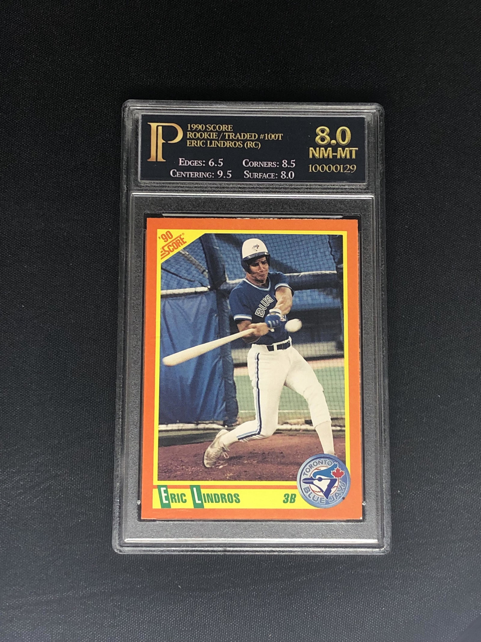 Eric Lindros Prime Grading 8 Sports Card: Eric Lindros Prime Grading 8 Sports Card
