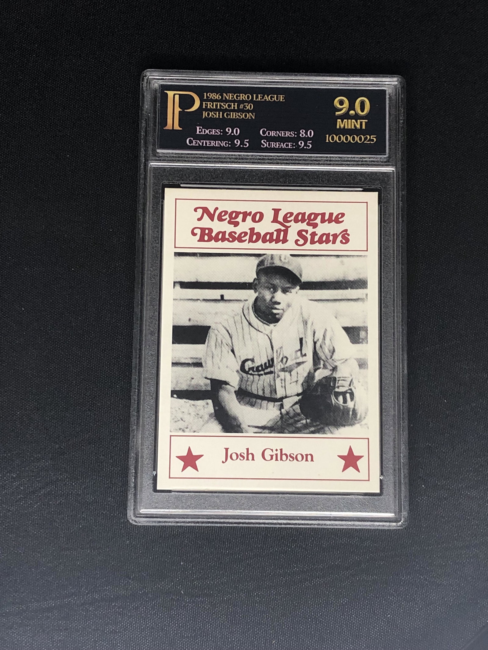 Josh Gibson Prime Grading 9 Sports Card: Josh Gibson Prime Grading 9 Sports Card