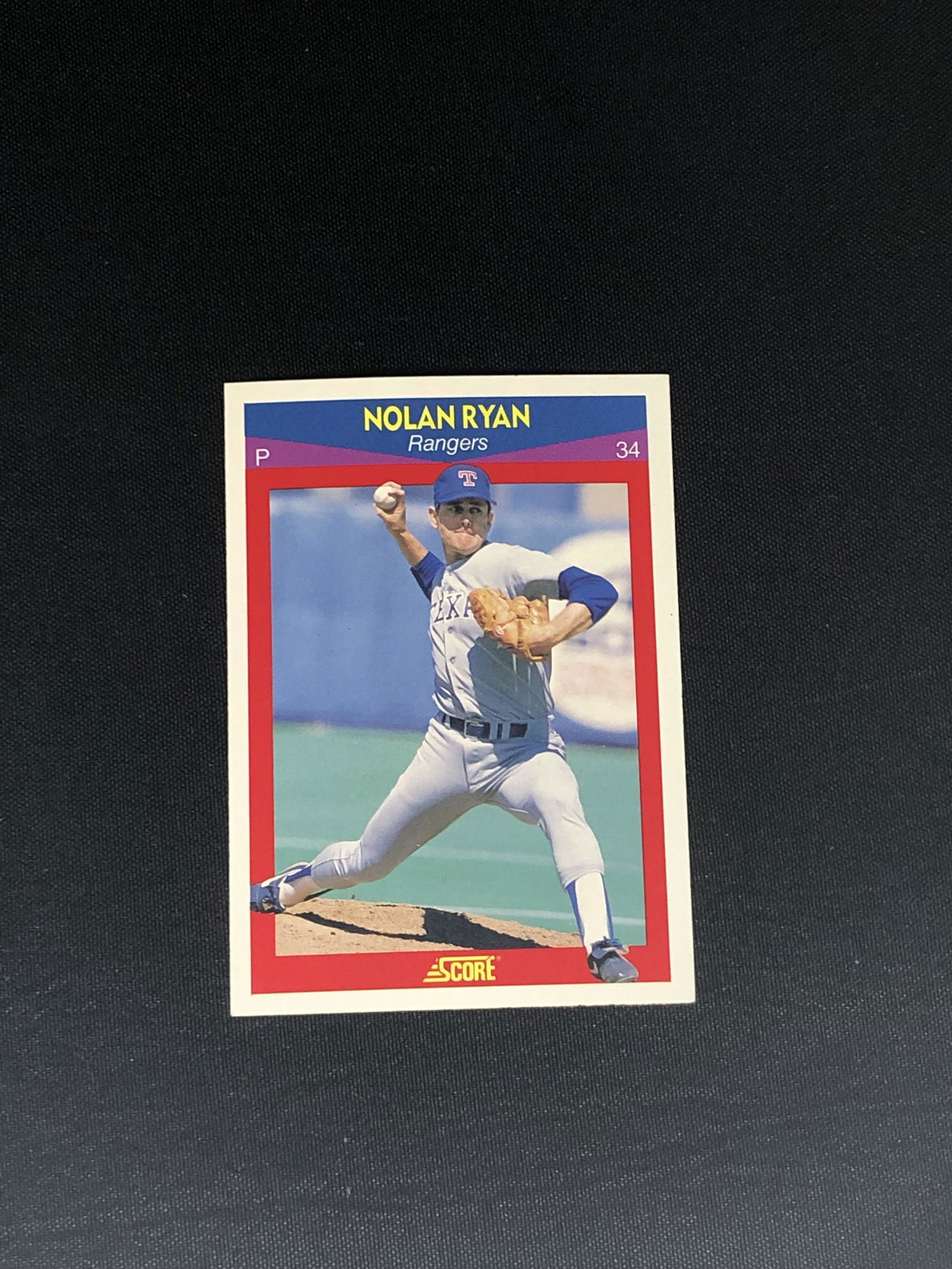 Nolan Ryan Sports Card single- in moderately played condition (1 of 1)
