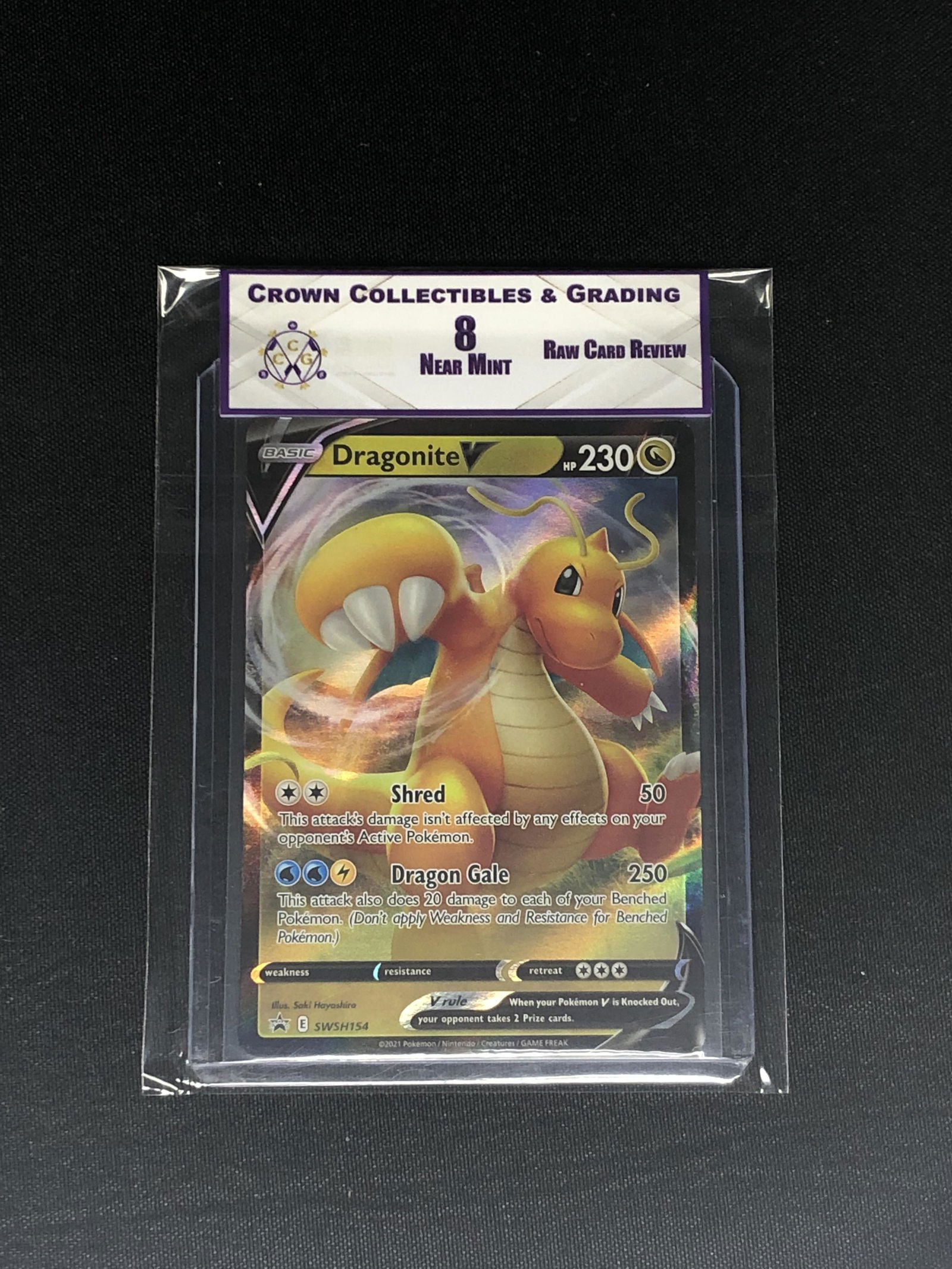 RCR Dragonite V CC&G 8 Pokemon Card (1 of 1)