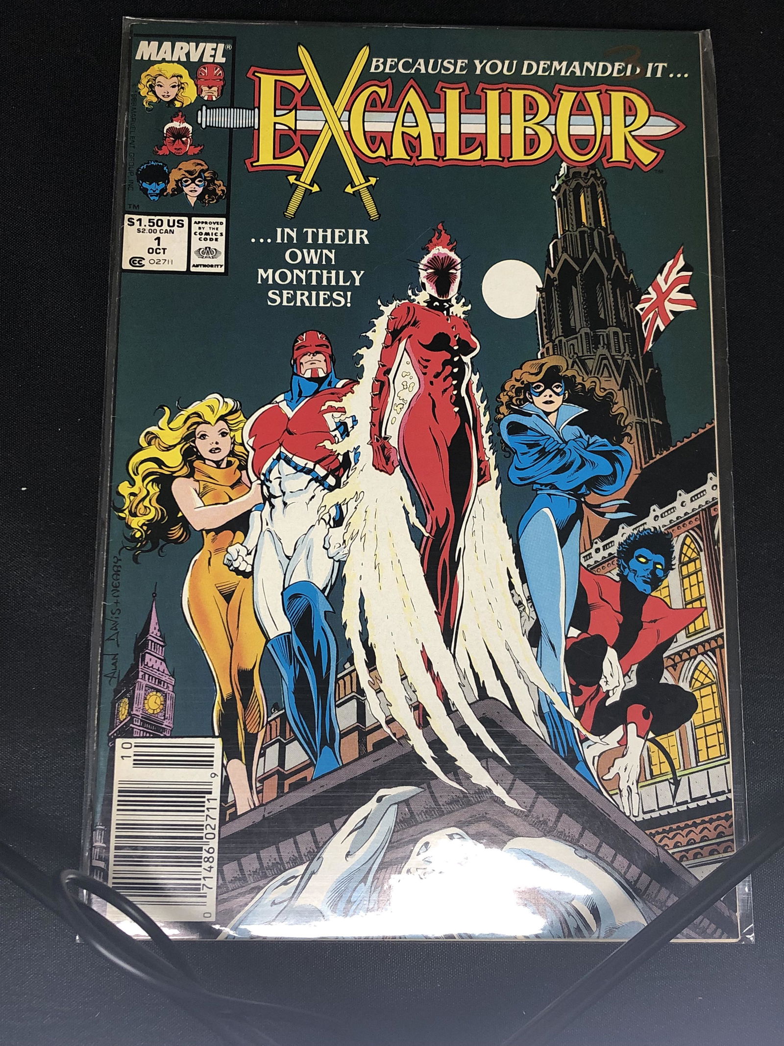 Marvel Excalibur Comic Book (1 of 1)