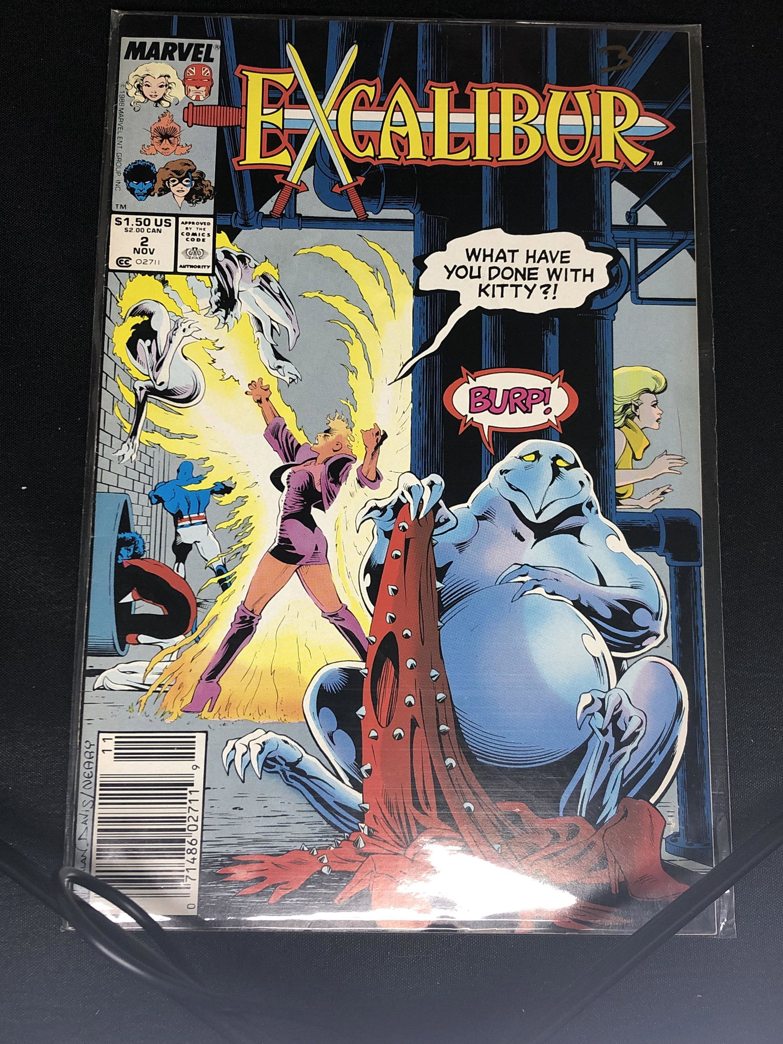 Marvel Excalibur Comic Book (1 of 1)