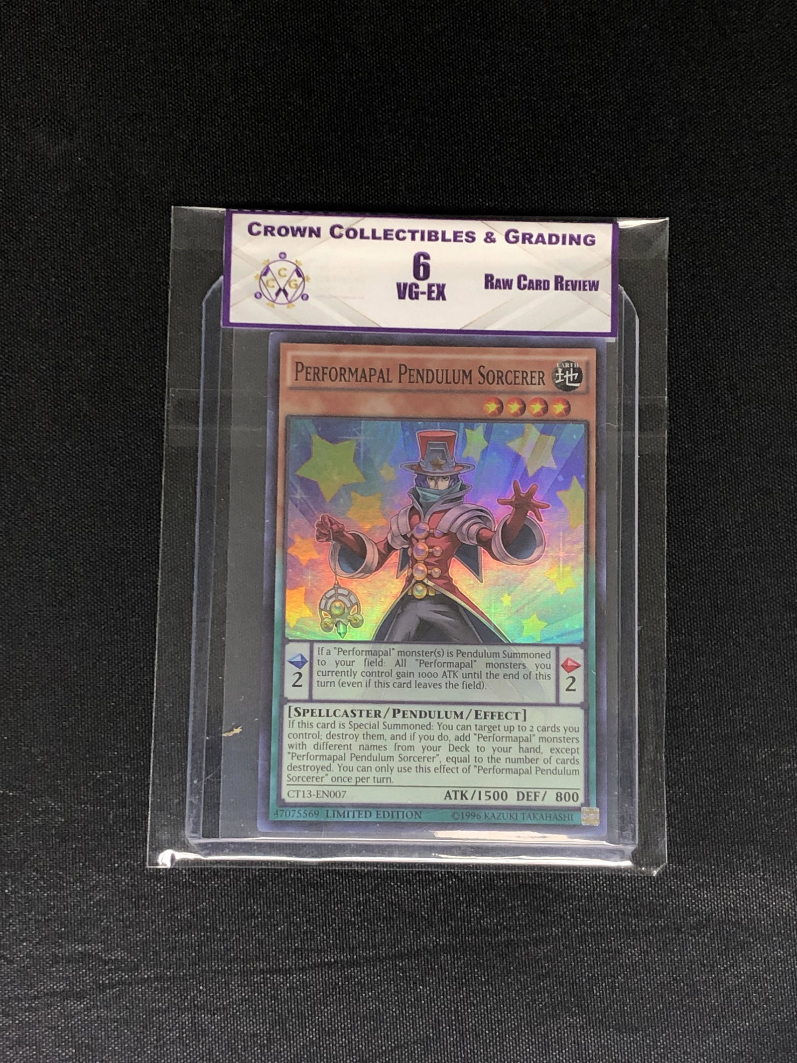 RCR Performapal Pendulum Sorcerer CC&G 6 Yu-Gi-Oh! Card: RCR Performapal Pendulum Sorcerer CC&G 6 Yu-Gi-Oh! Card