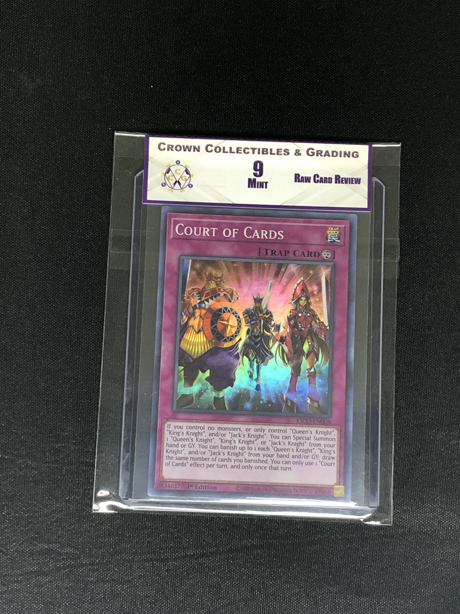 RCR Court of Cards CC&G 9 Yu-Gi-Oh! Card: RCR Court of Cards CC&G 9 Yu-Gi-Oh! Card