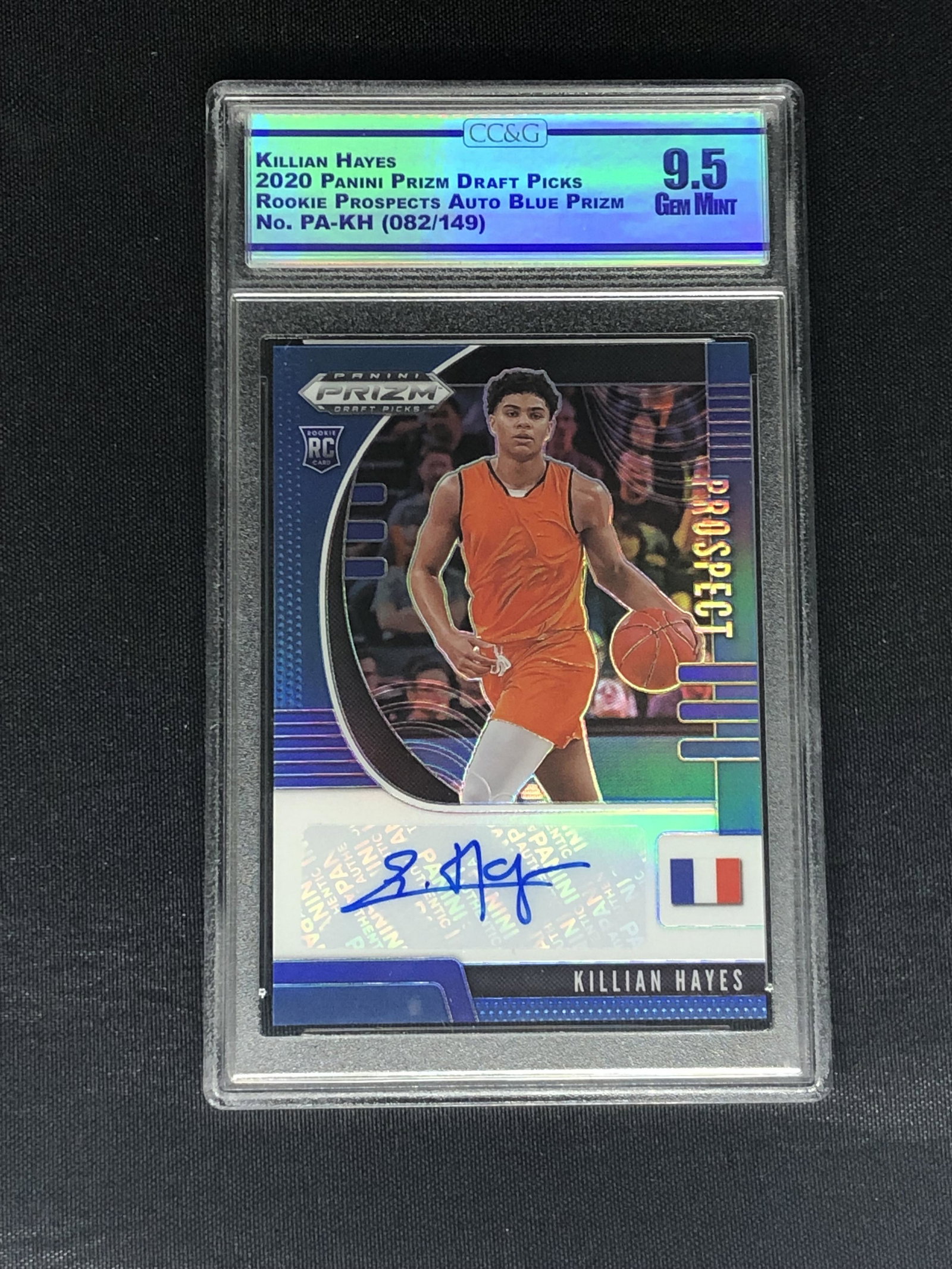 Killian Hayes CC&G 9.5 Sports Card: Killian Hayes CC&G 9.5 Sports Card
