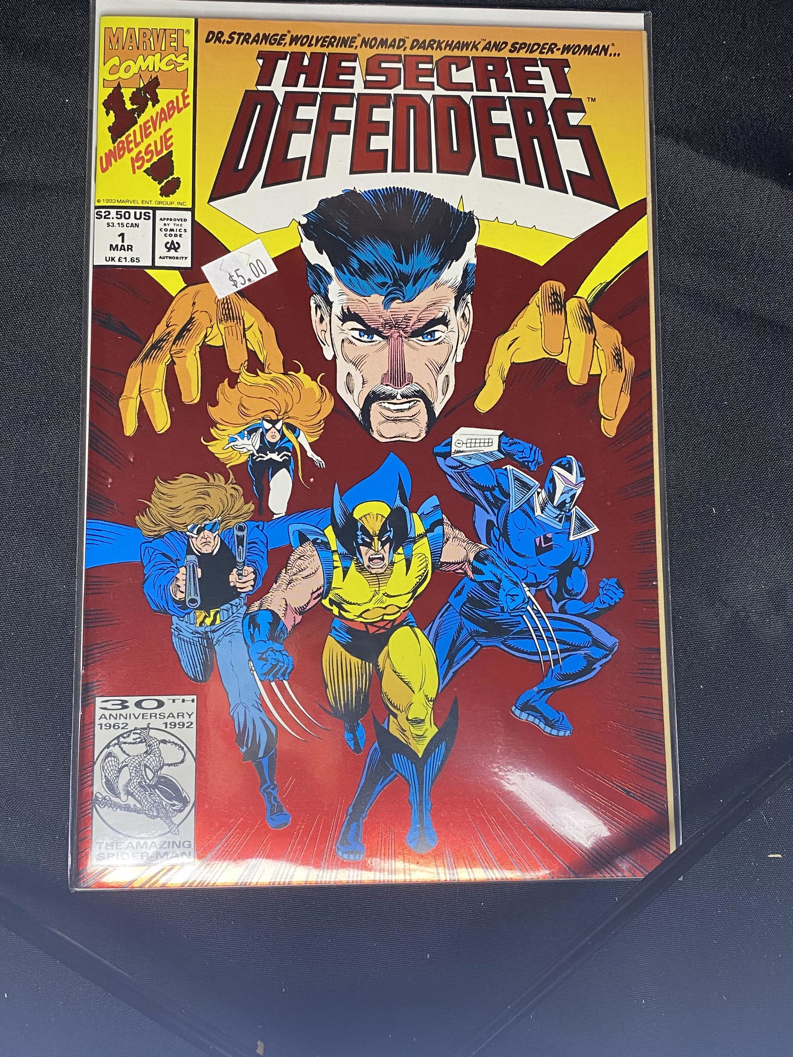 Marvel The Secret Defenders Issue No. 1 Comic Book (1 of 1)