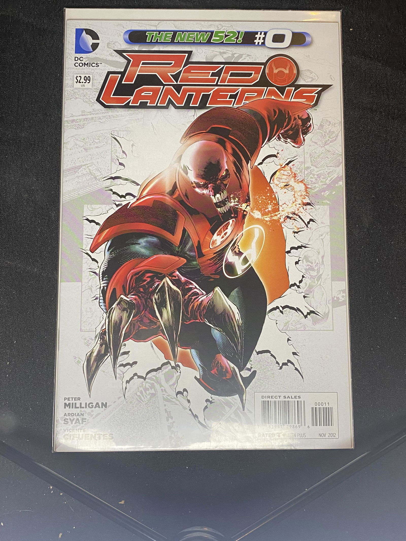 DC Red Lanterns Issue No. 0 Comic Book (1 of 1)