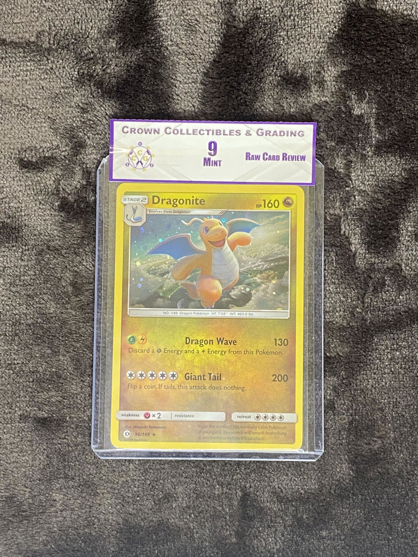 RCR Dragonite CC&G 9 Pokemon Card (1 of 1)
