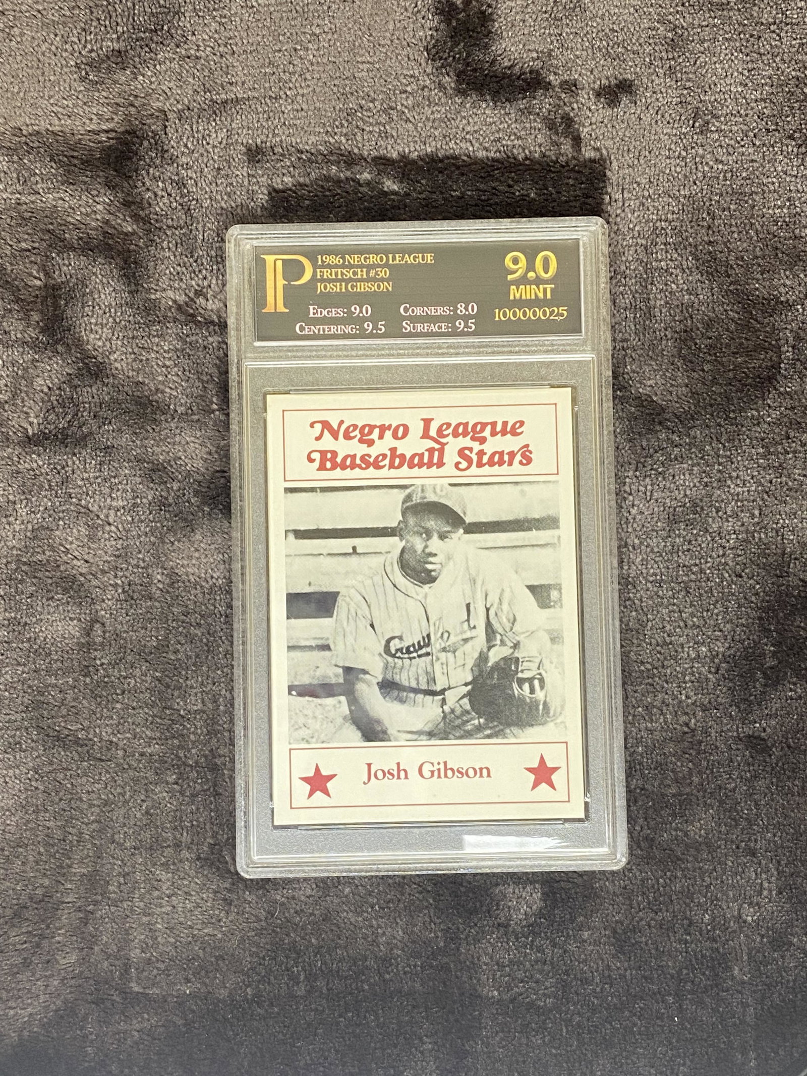 Josh Gibson Prime Grading 9 Sports Card: Josh Gibson Prime Grading 9 Sports Card