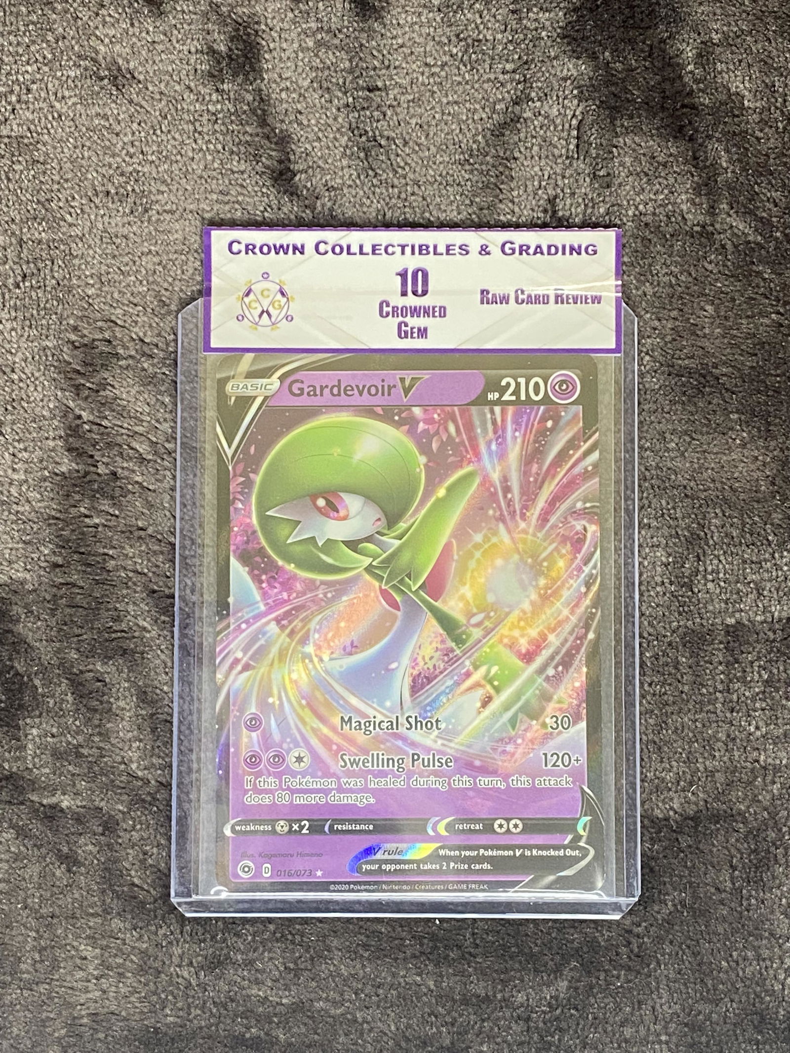 RCR Gardevoir V CC&G 10 Pokemon Card (1 of 1)