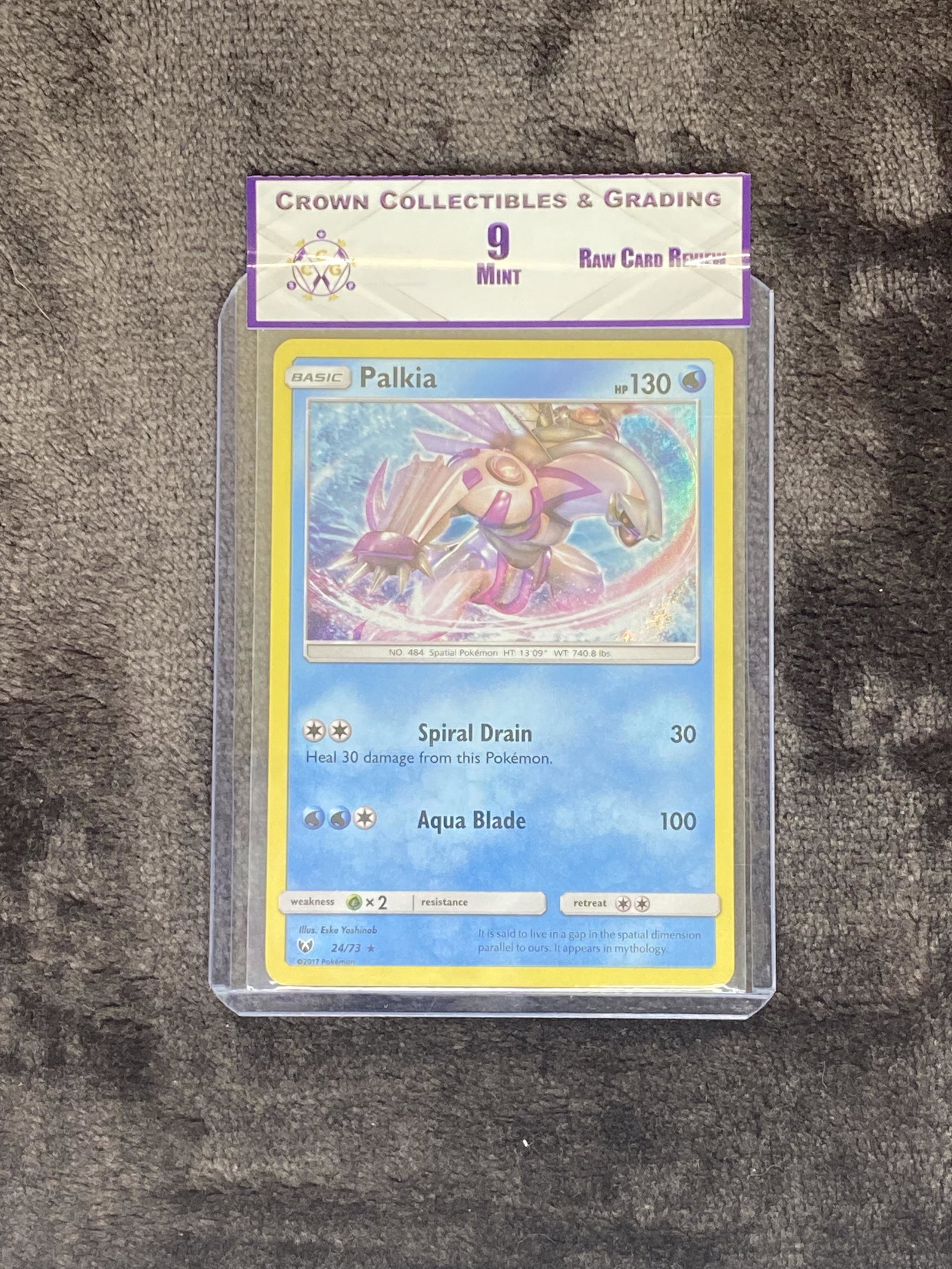 RCR Palkia CC&G 9 Pokemon Card: RCR Palkia CC&G 9 Pokemon Card