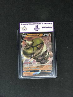 RCR Sandaconda V CC&G 10 Pokemon Card: RCR Sandaconda V CC&G 10 Pokemon Card