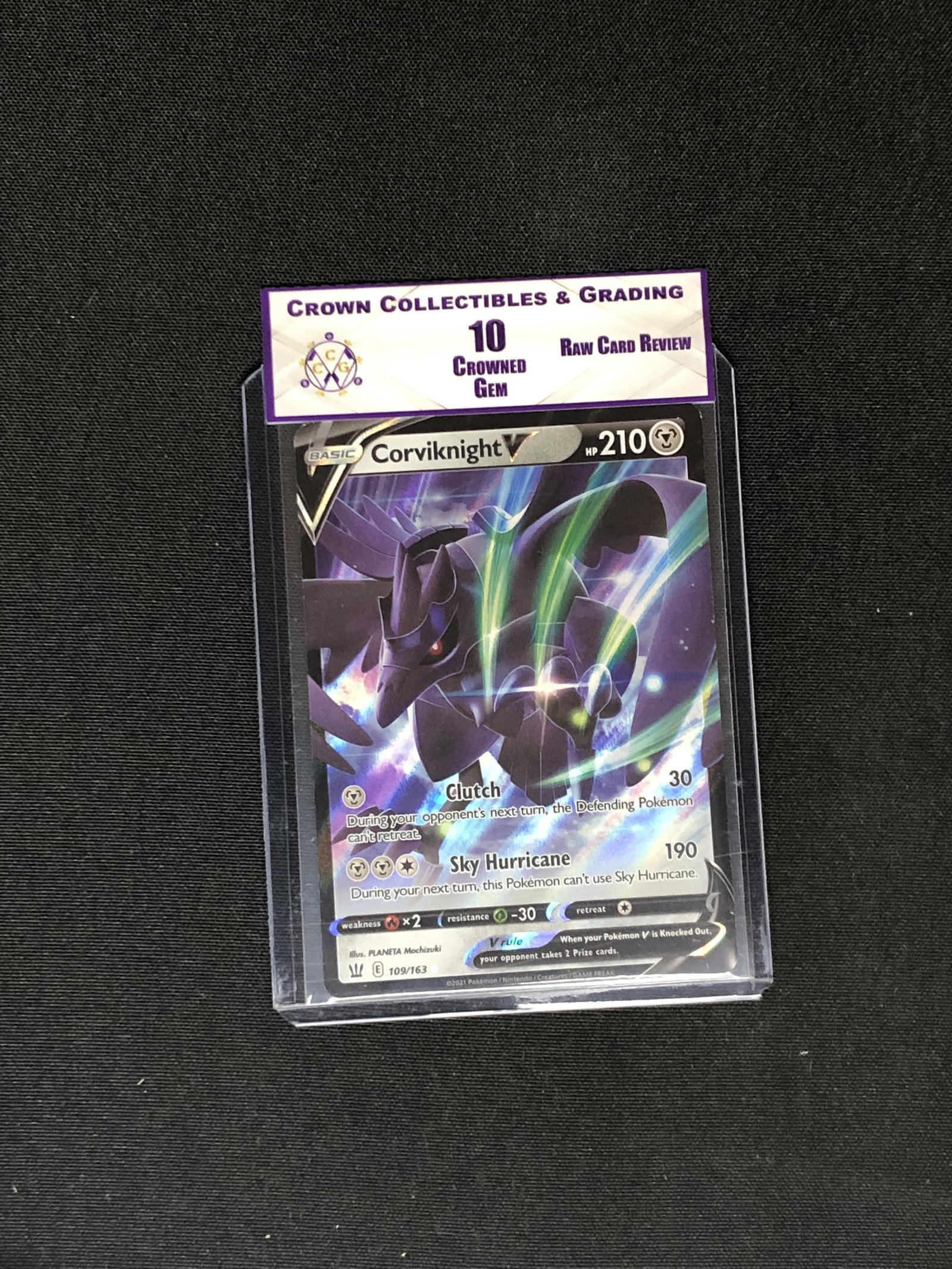 RCR Corviknight V CC&G 10 Pokemon Card (1 of 1)