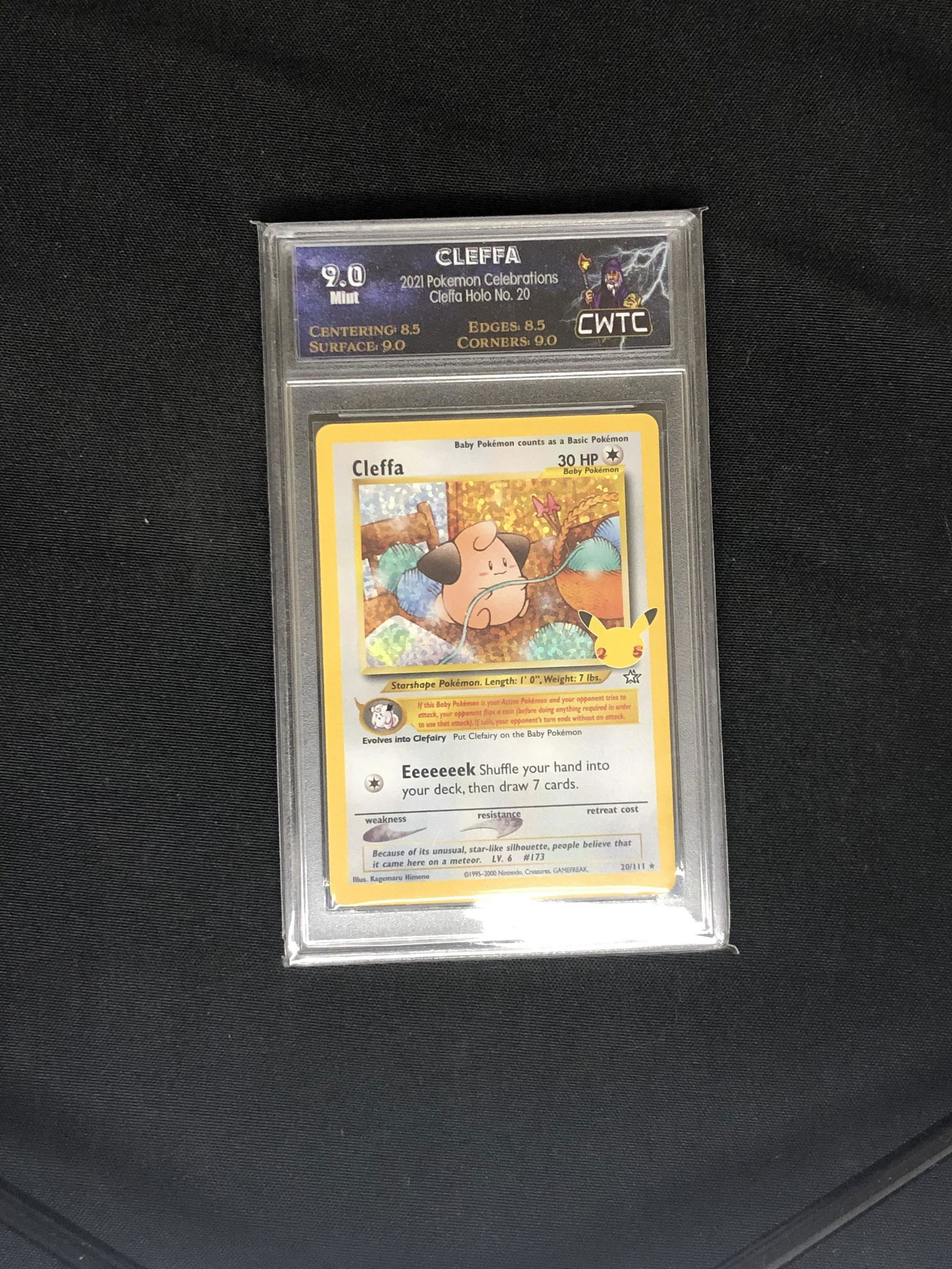 Cleffa CWTC 9 Pokemon Card (1 of 1)