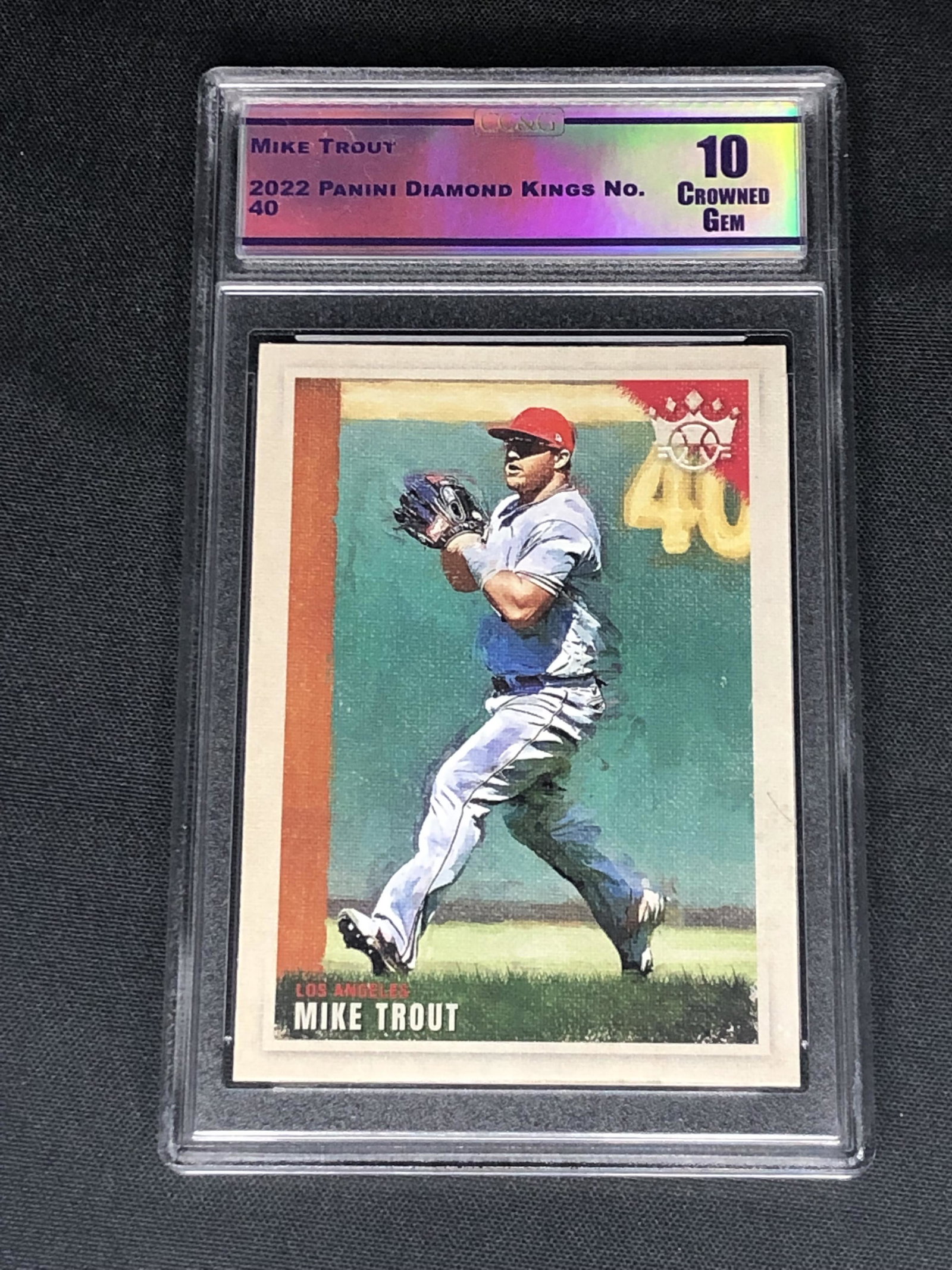 Mike Trout CC&G 10 Sports Card: Mike Trout CC&G 10 Sports Card
