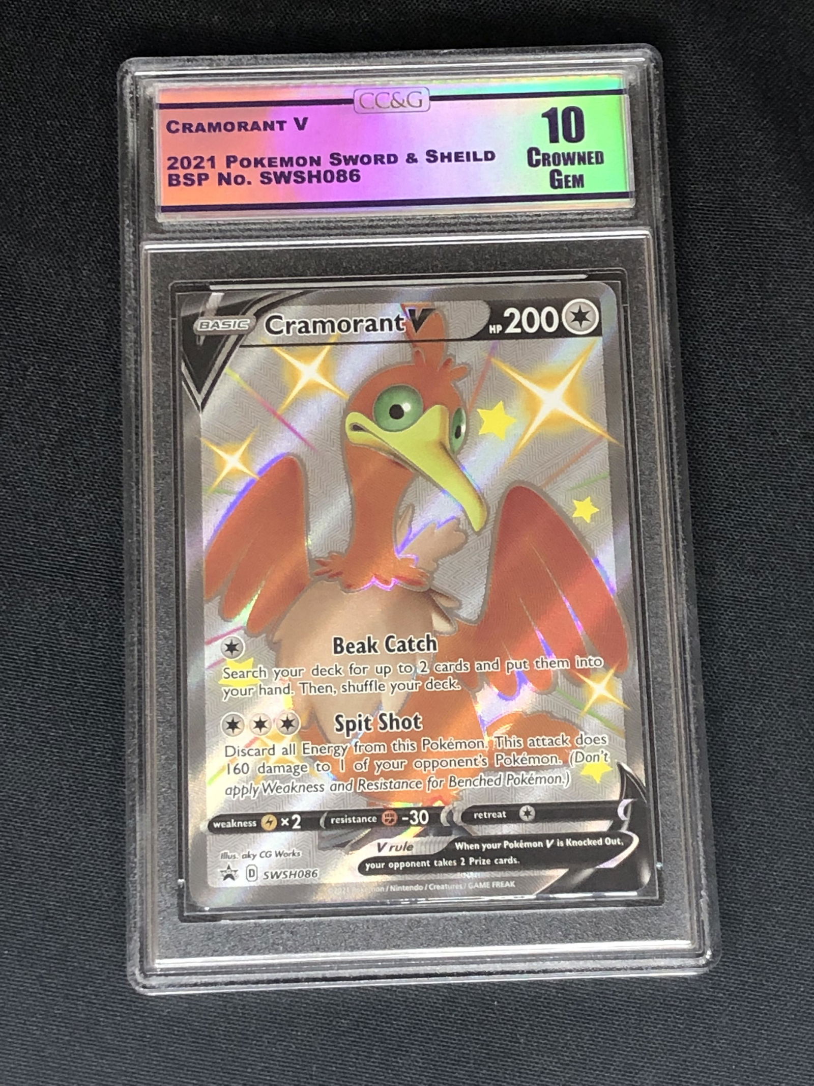 Cramorant V CC&G 10 Pokemon Card (1 of 1)