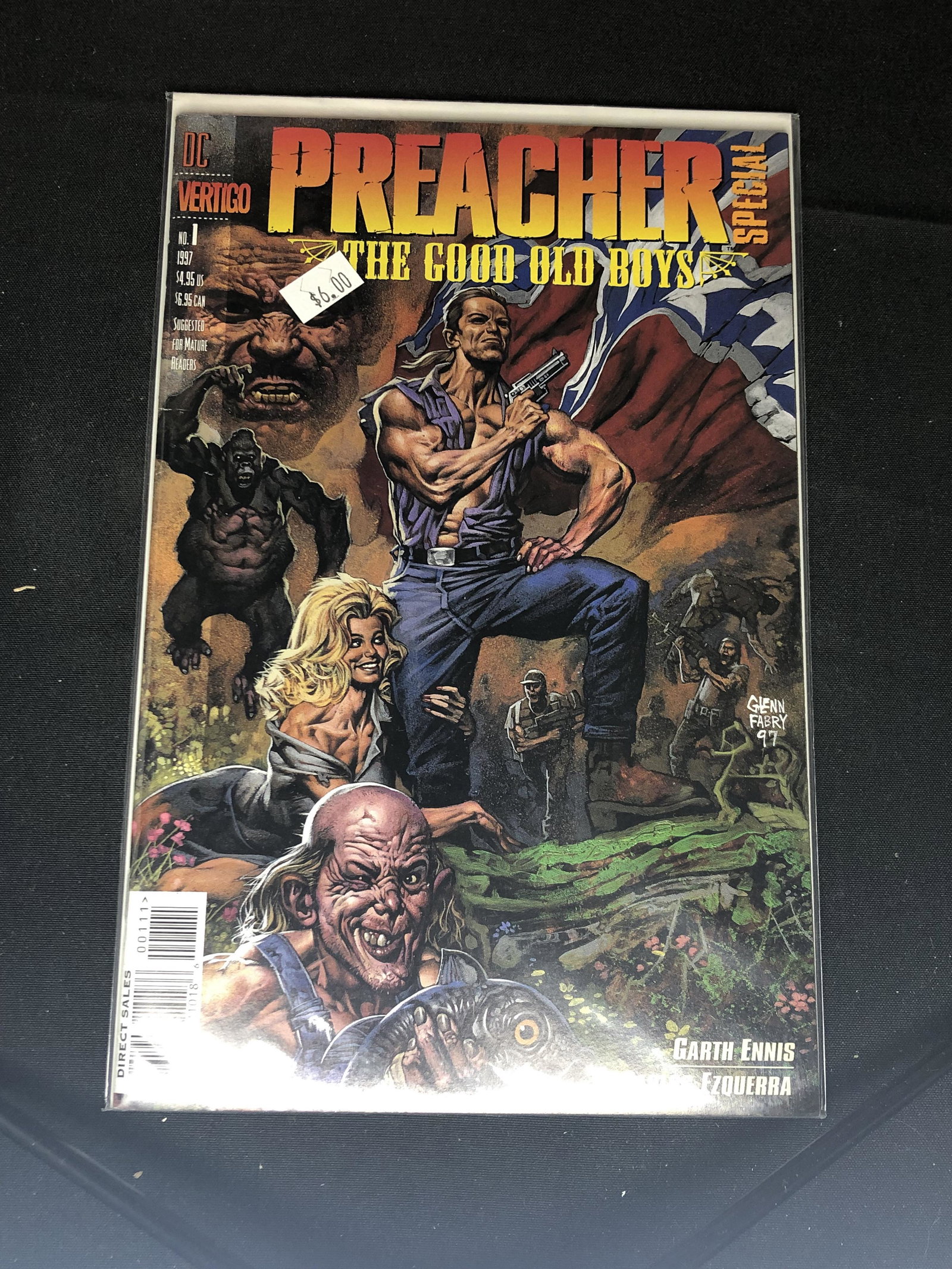 DC Preacher Issue No. 1 Comic Book (1 of 1)