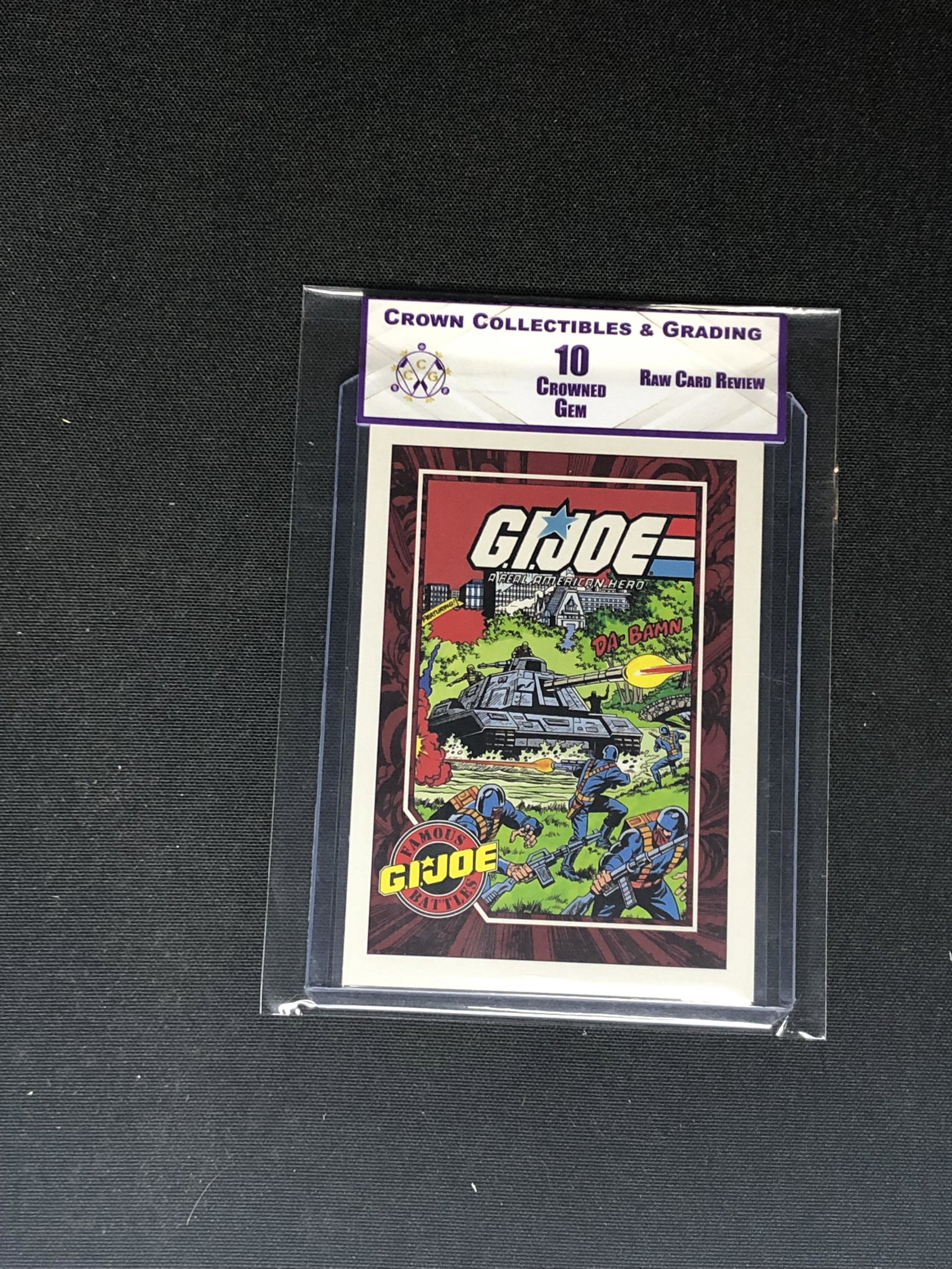 RCR G.I. Joe CC&G 10 Trading Card (1 of 1)