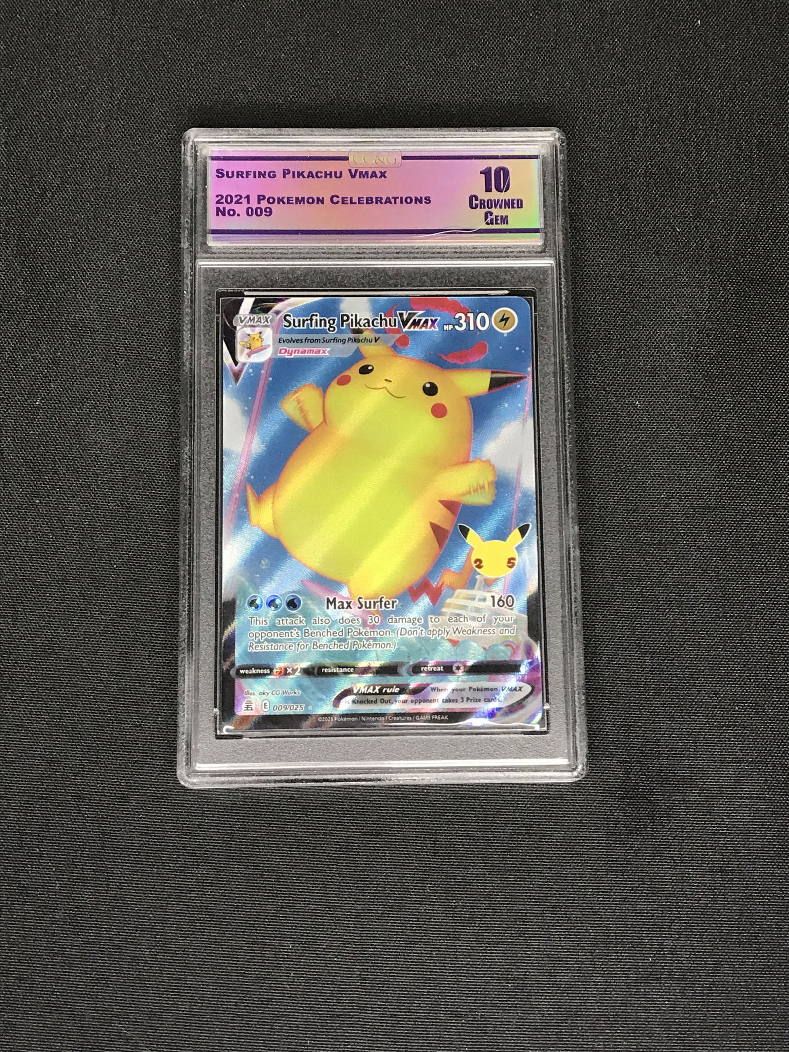 Surfing Pikachu Vmax CC&G 10 (1 of 1)