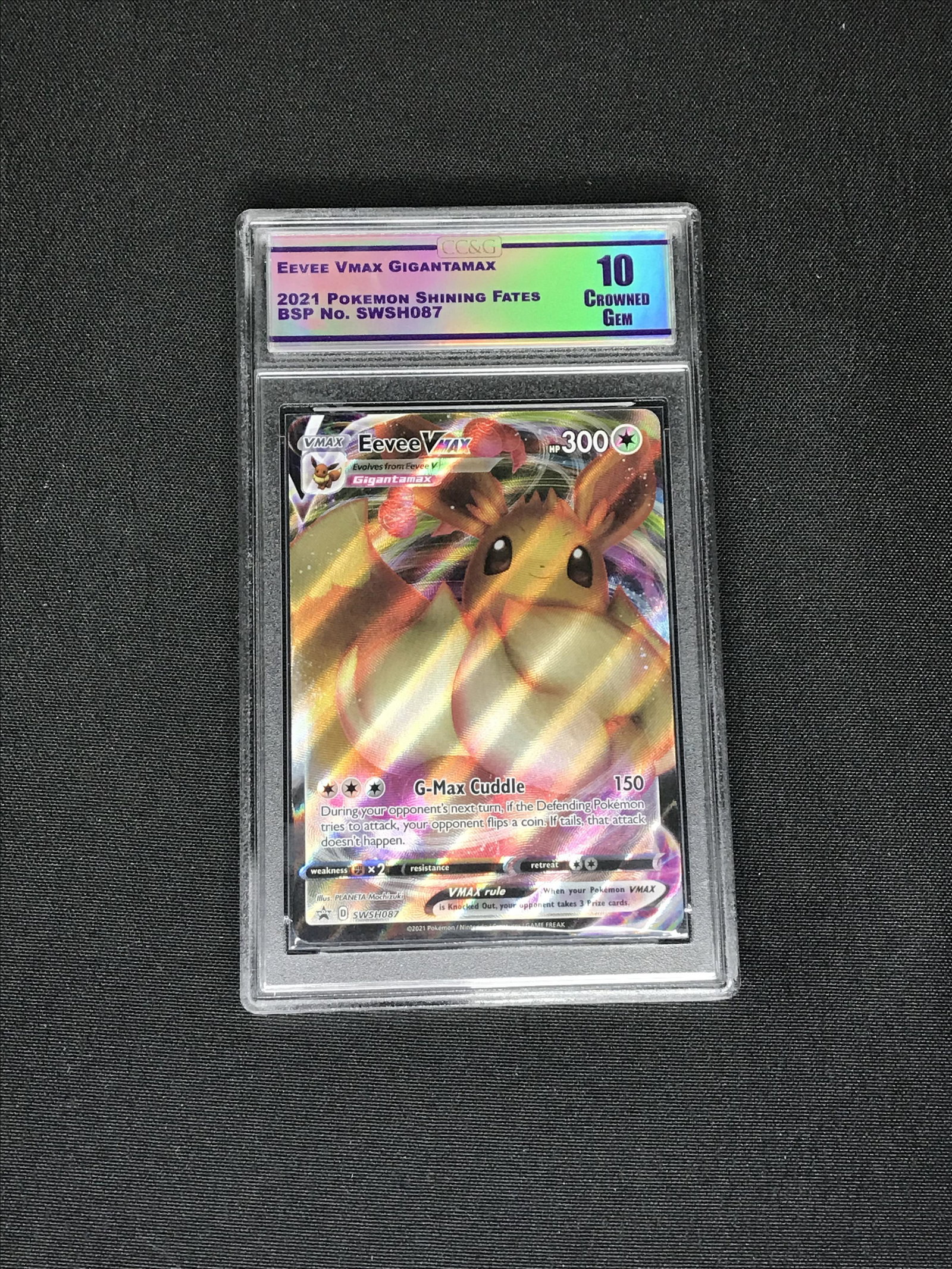 Eevee Vmax Black Star Promo CC&G 10 (1 of 1)