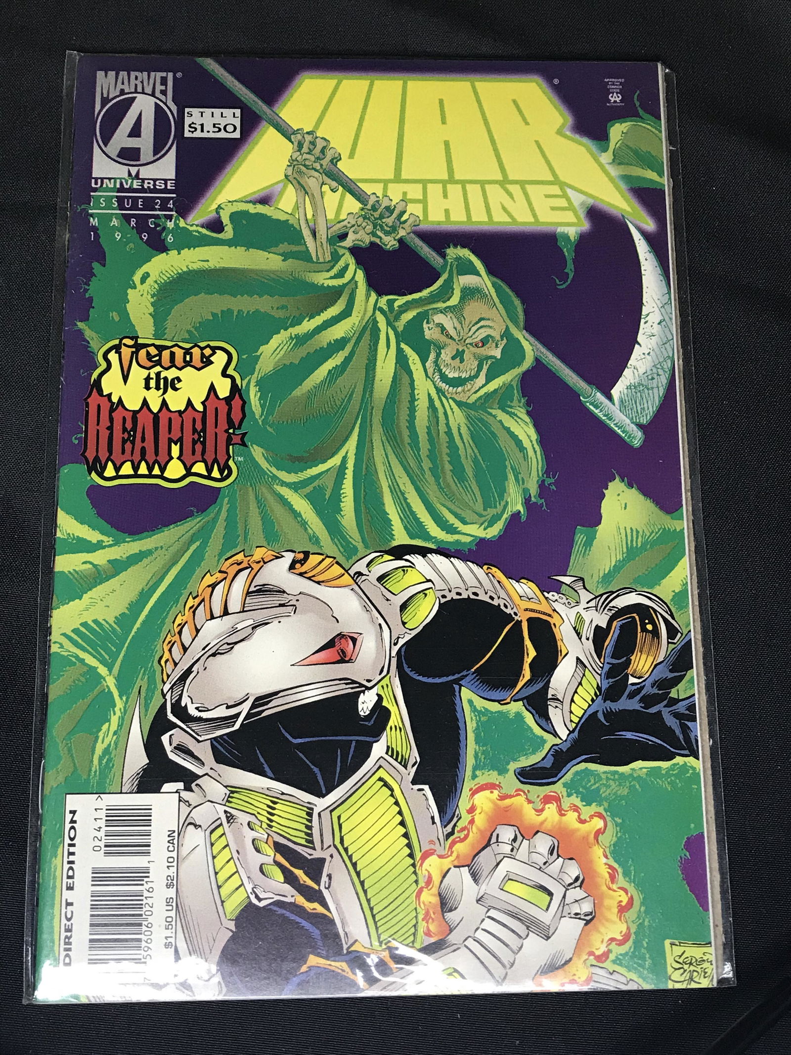 Marvel War Machine Comic Book (1 of 1)