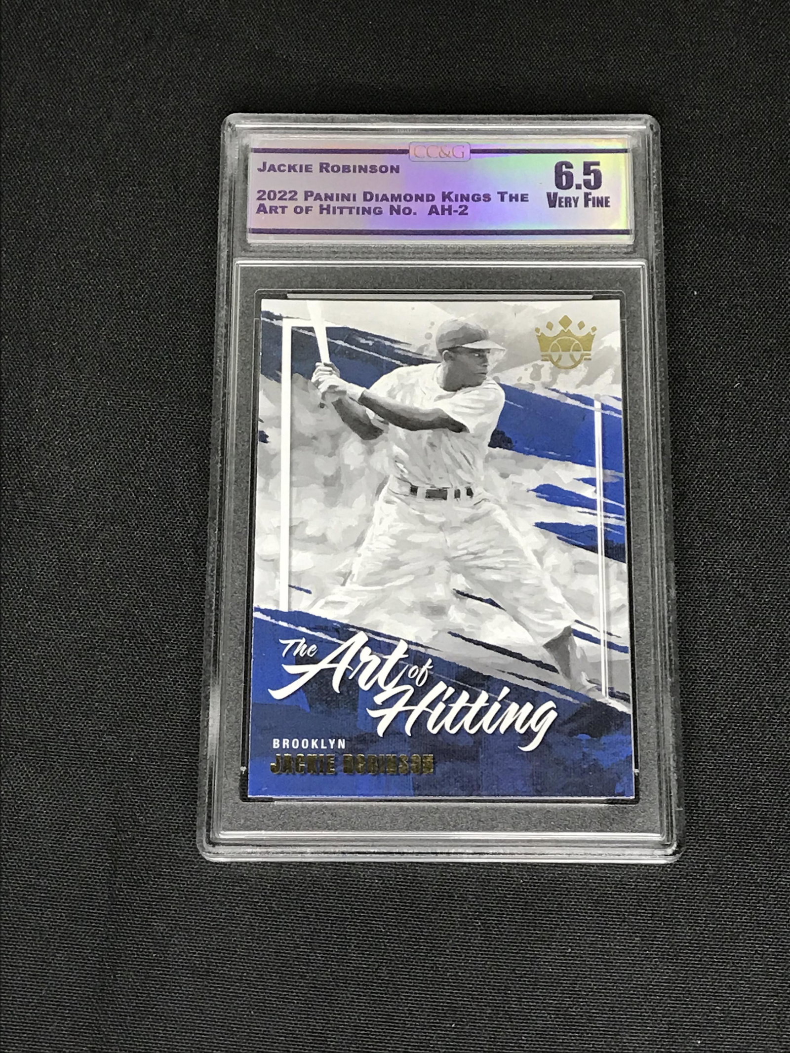 Jackie Robinson Panini Diamond Kings CC&G 6.5: Jackie Robinson Panini Diamond Kings CC&G 6.5