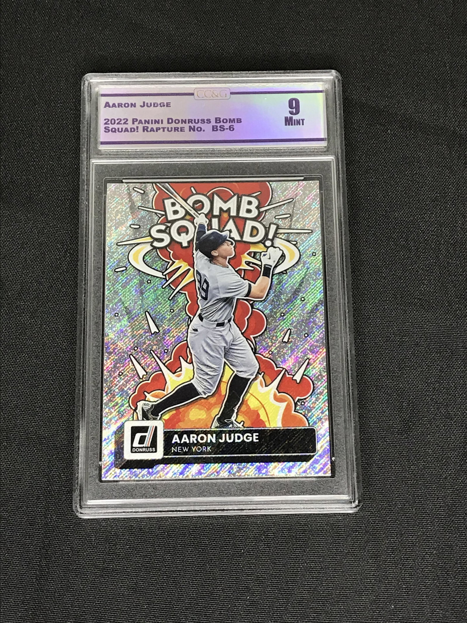 Aaron Judge Panini Donruss Bomb Squad! CC&G 9: Aaron Judge Panini Donruss Bomb Squad! CC&G 9