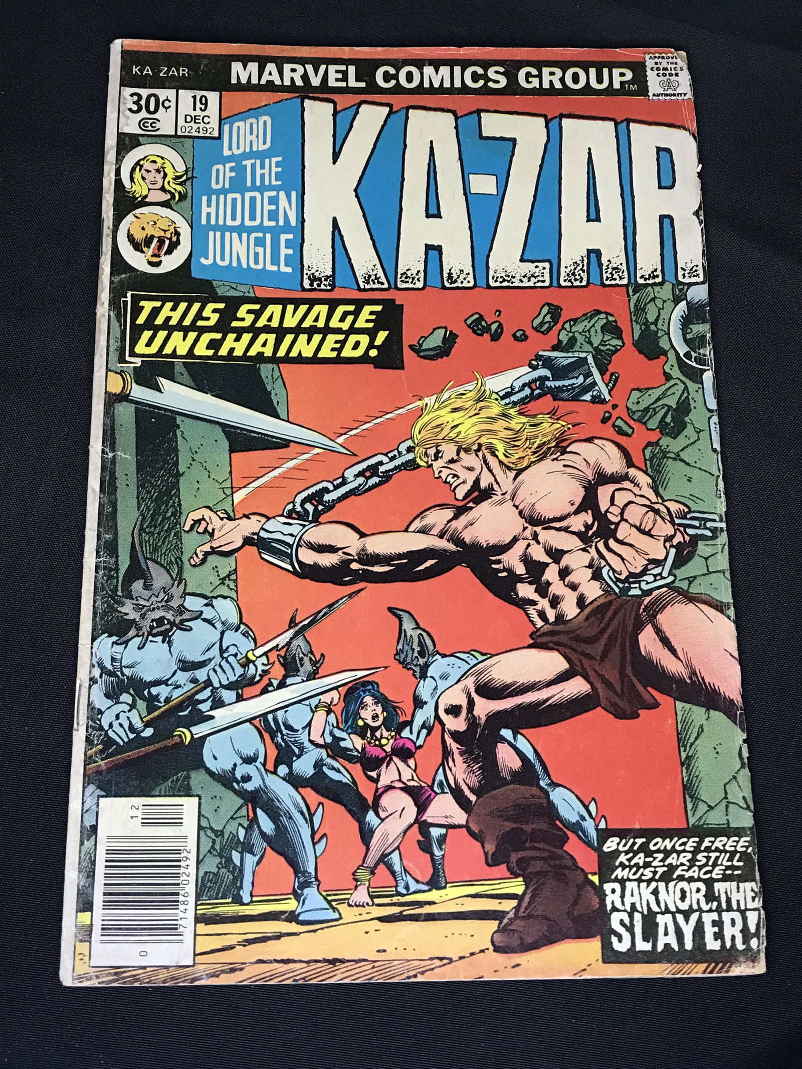 Marvel Ka-Zar comic book (1 of 1)