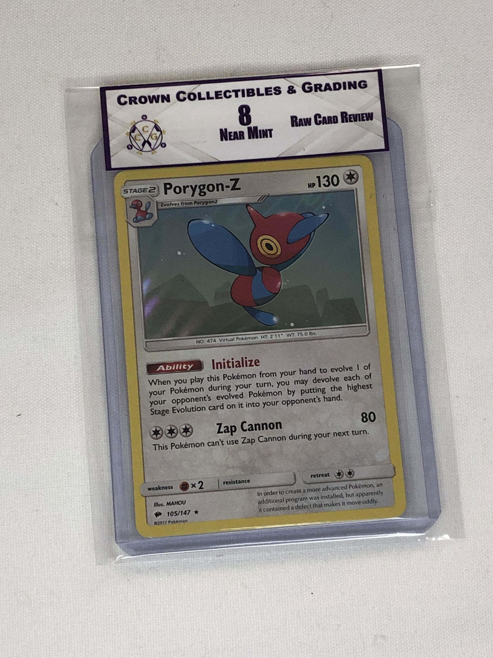 Porygon-z Holo Pokemon Card RCR 8 (1 of 1)