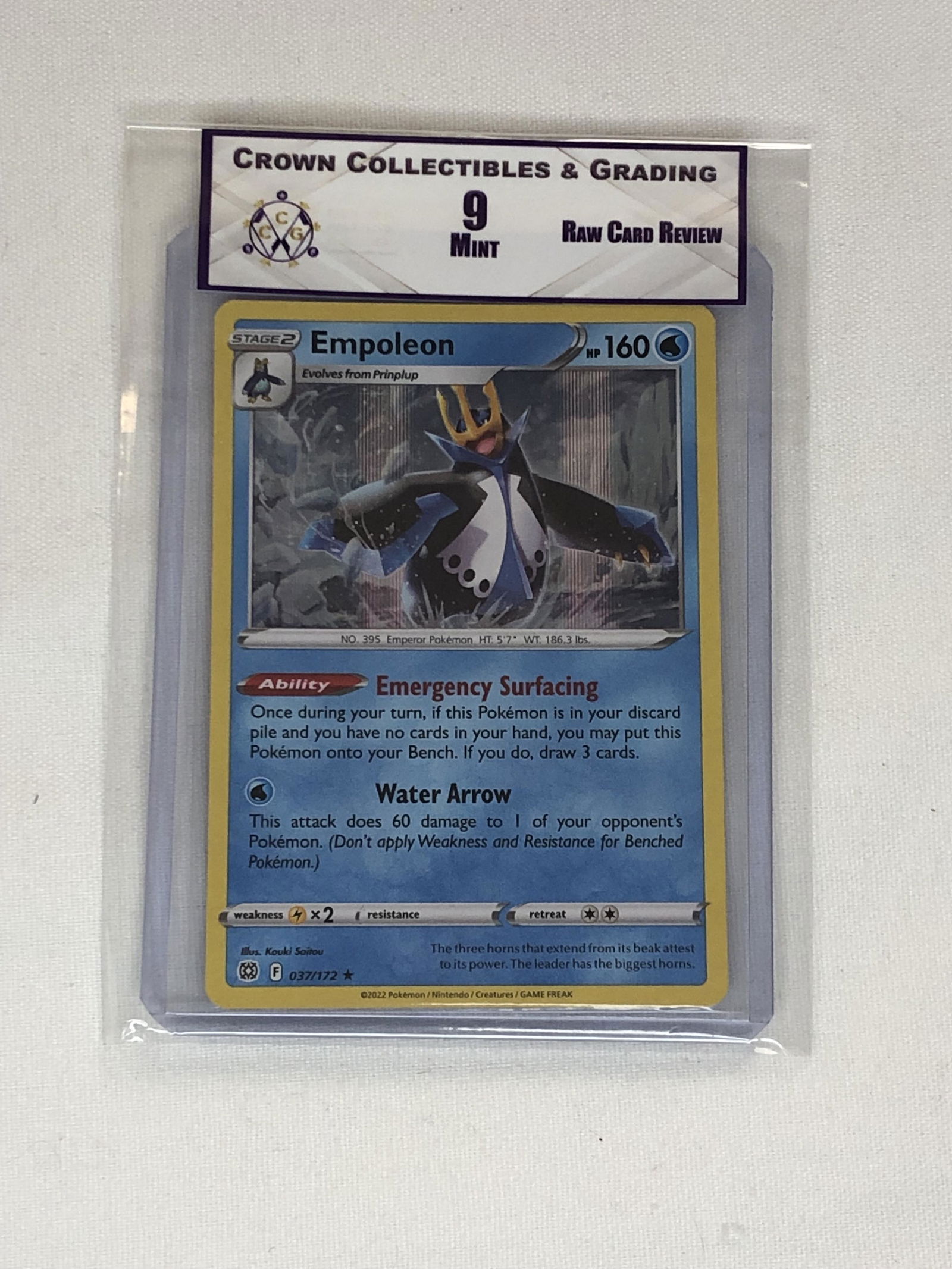 Empoleon Holo Pokemon Card RCR 9 (1 of 1)