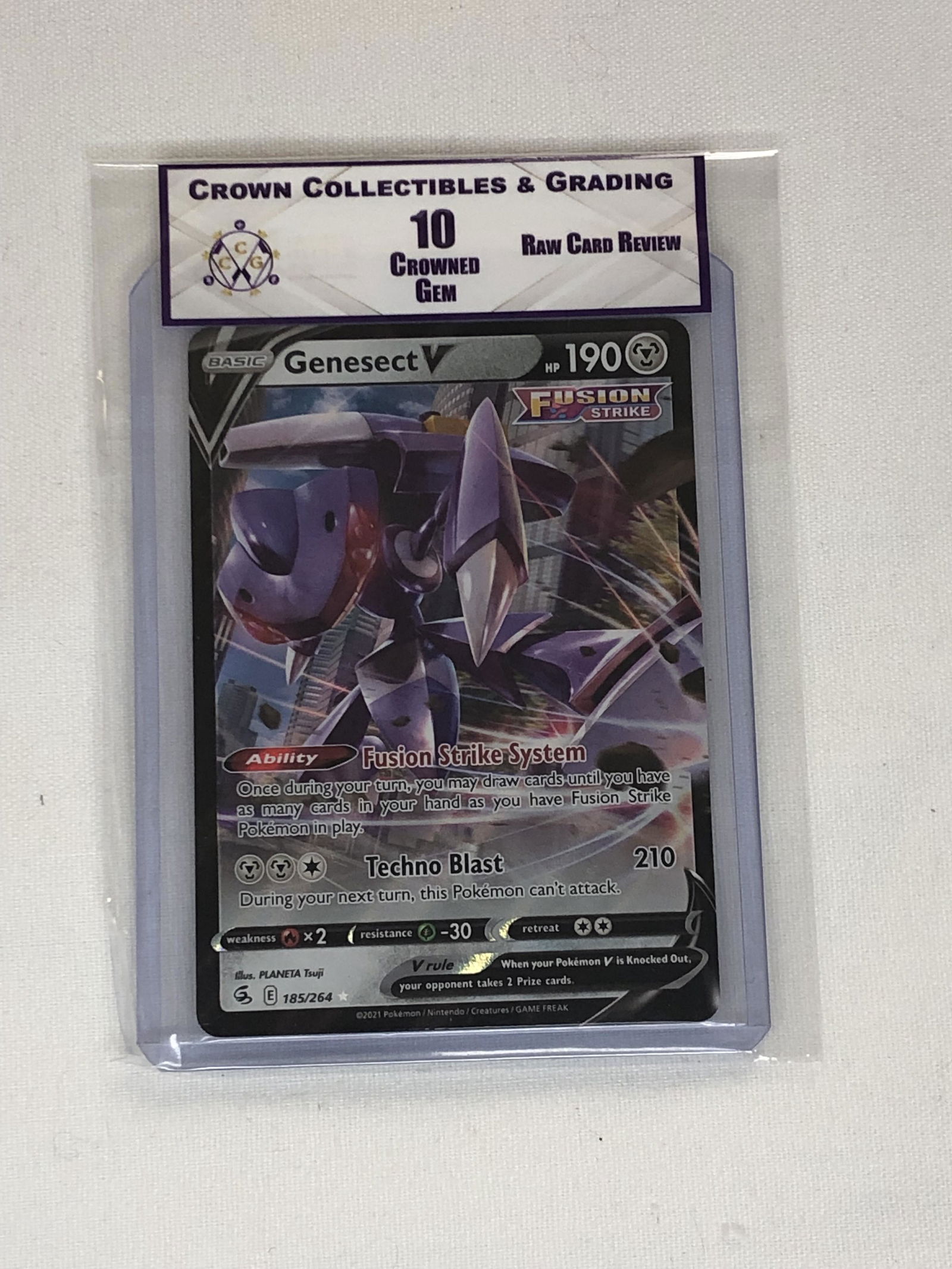 Genesect V Pokemon Card RCR 10 (1 of 1)