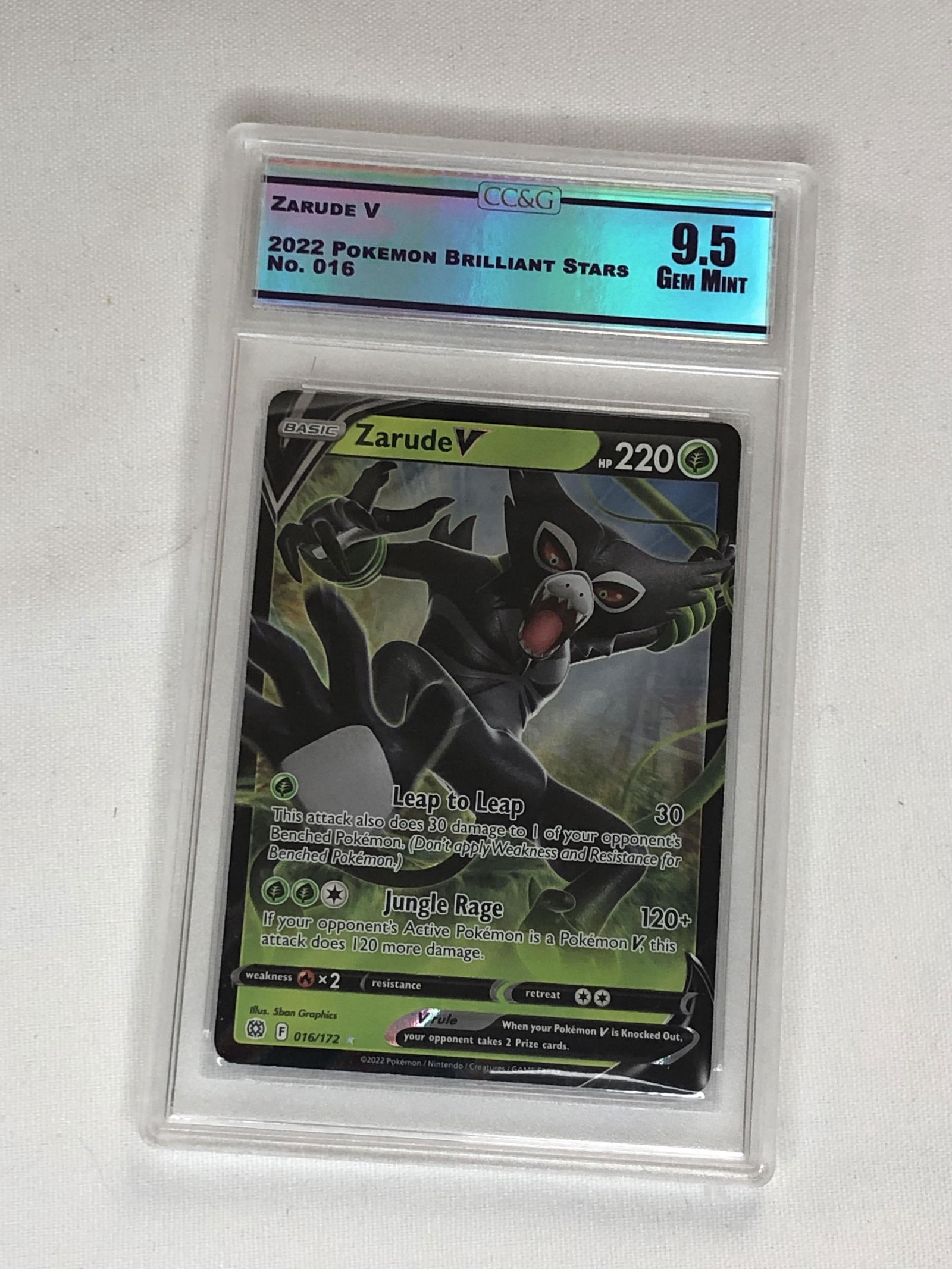 Zarude V Graded CC&G 9.5 (1 of 1)