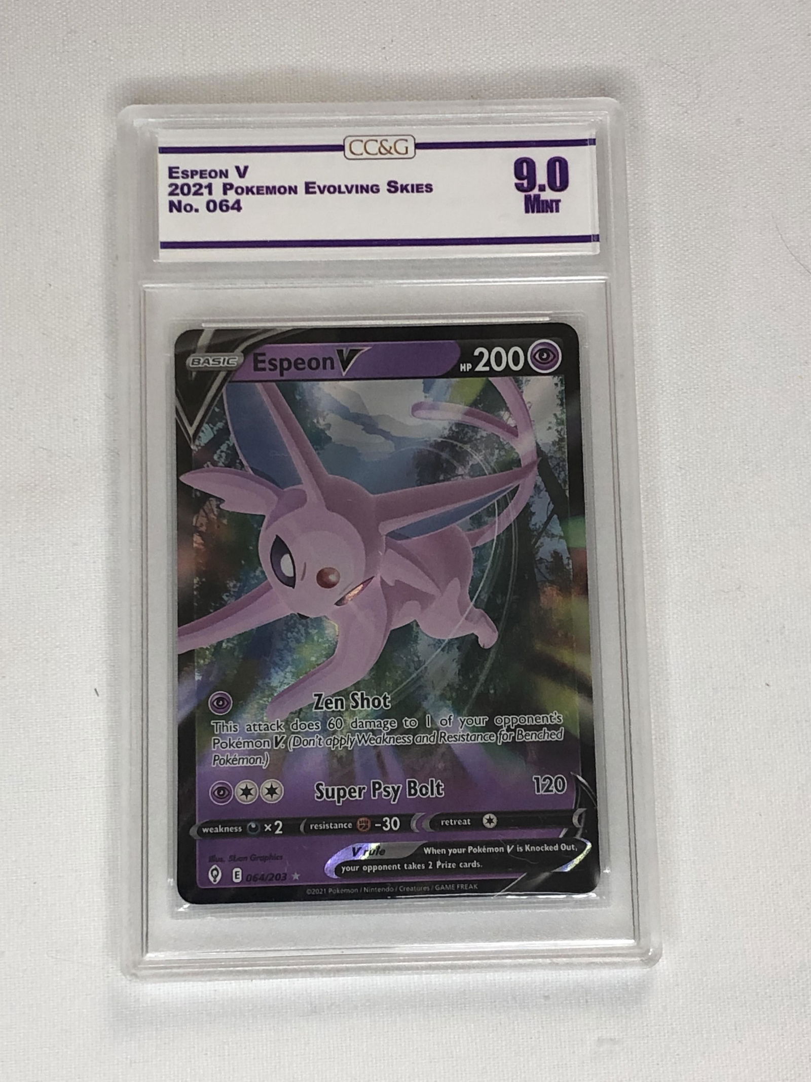 Espeon V Graded CC&G 9 (1 of 1)