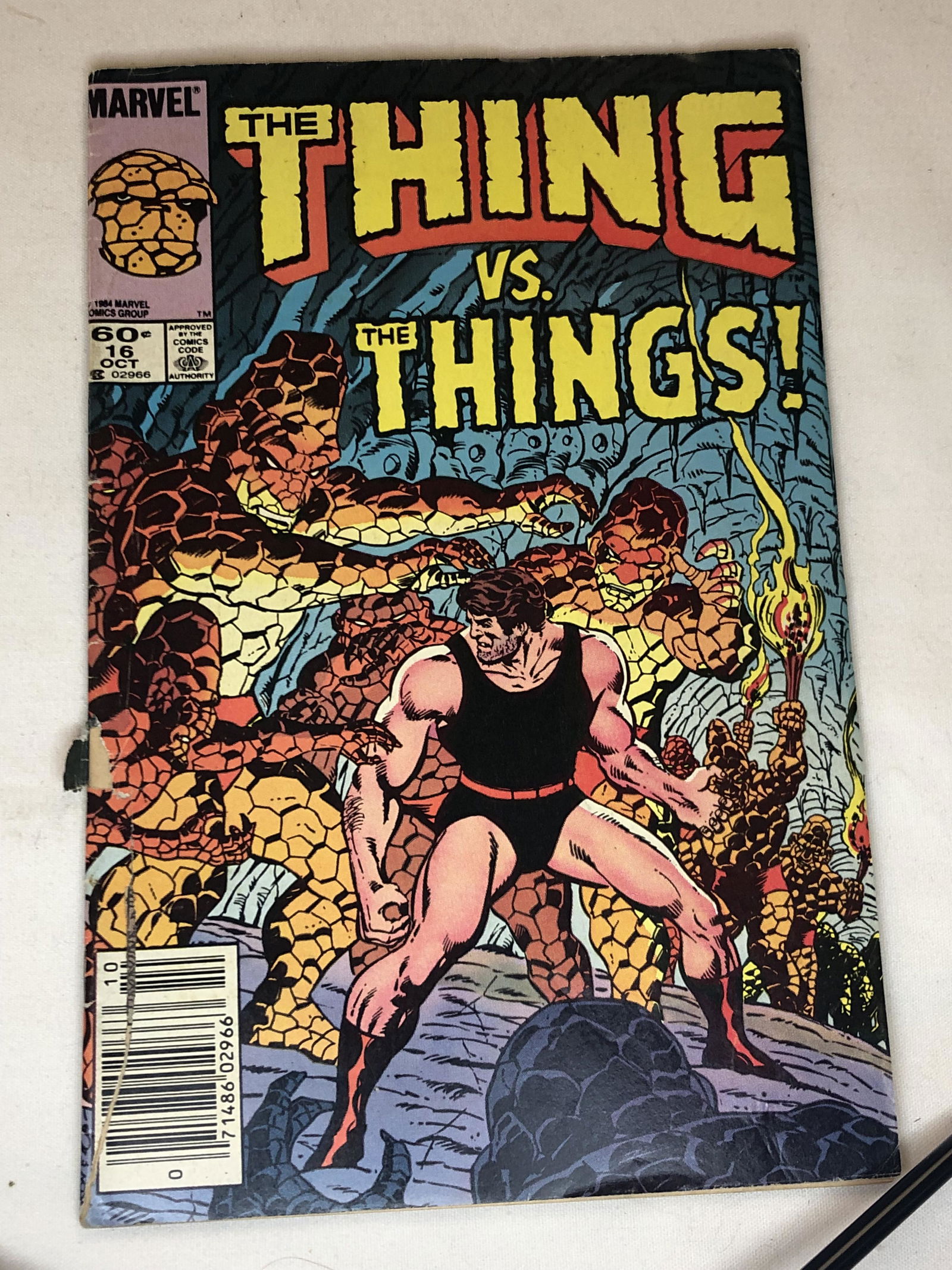 Marvel The Thing Comic Book - Torn Cover (1 of 1)