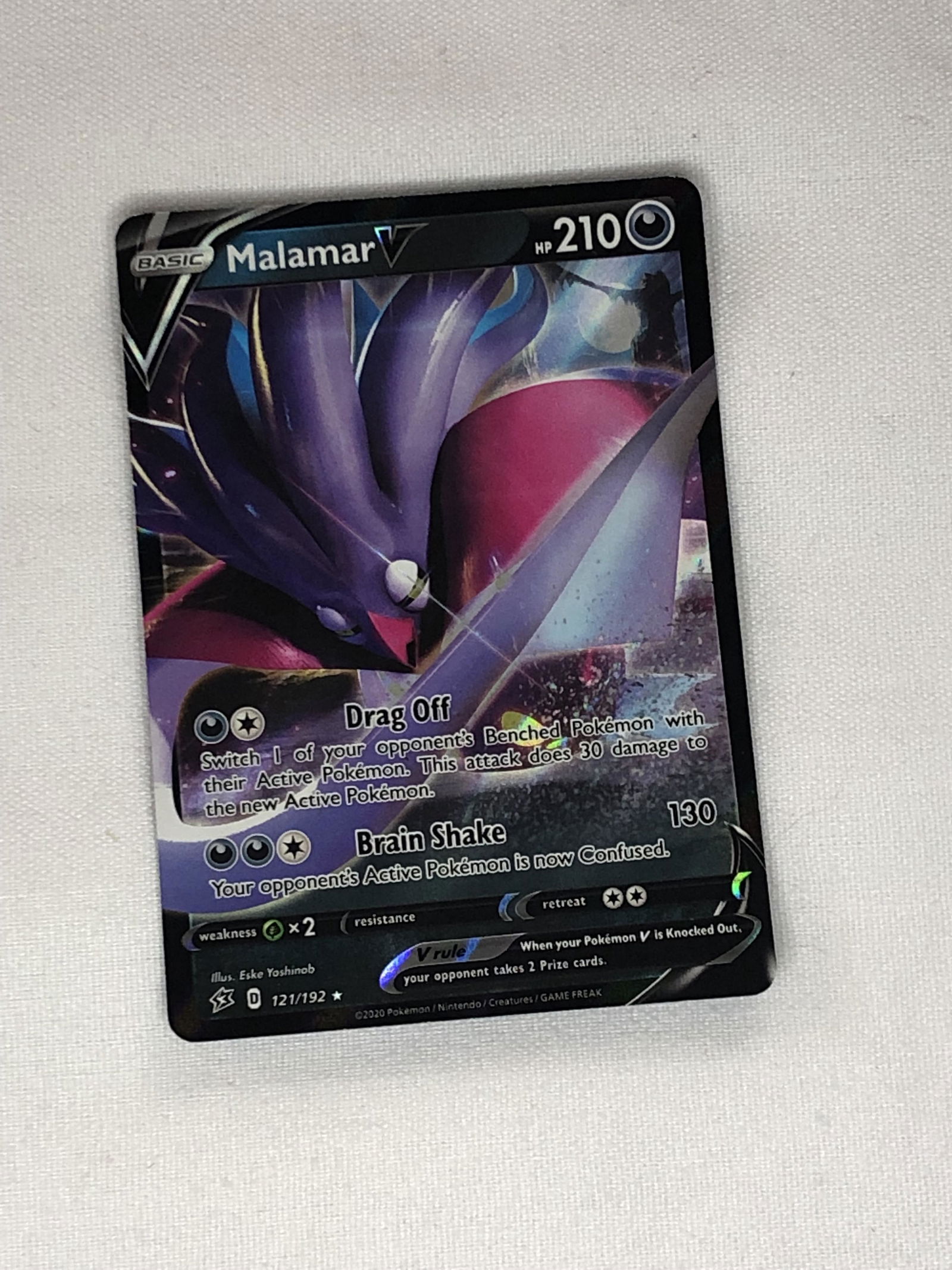 Malamar V Pokemon Card (1 of 1)