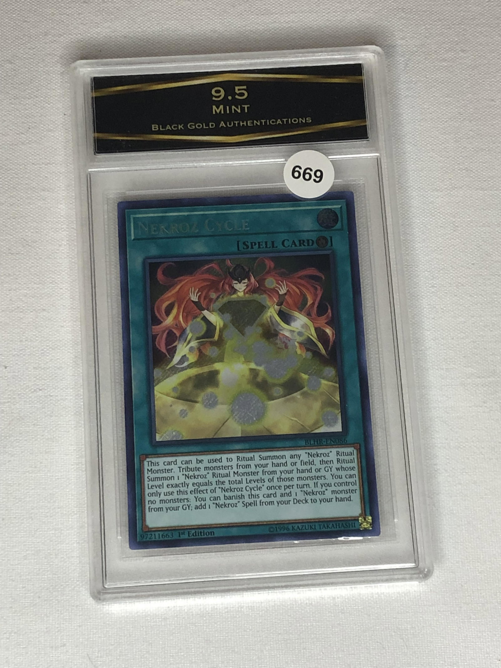 BGA Graded Yu-Gi-Oh! Card: BGA Graded Yu-Gi-Oh! Card