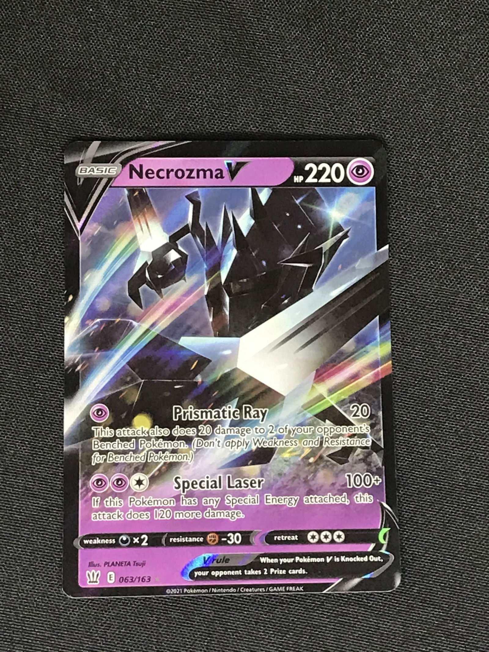 Necrozma V Pokemon single (1 of 1)
